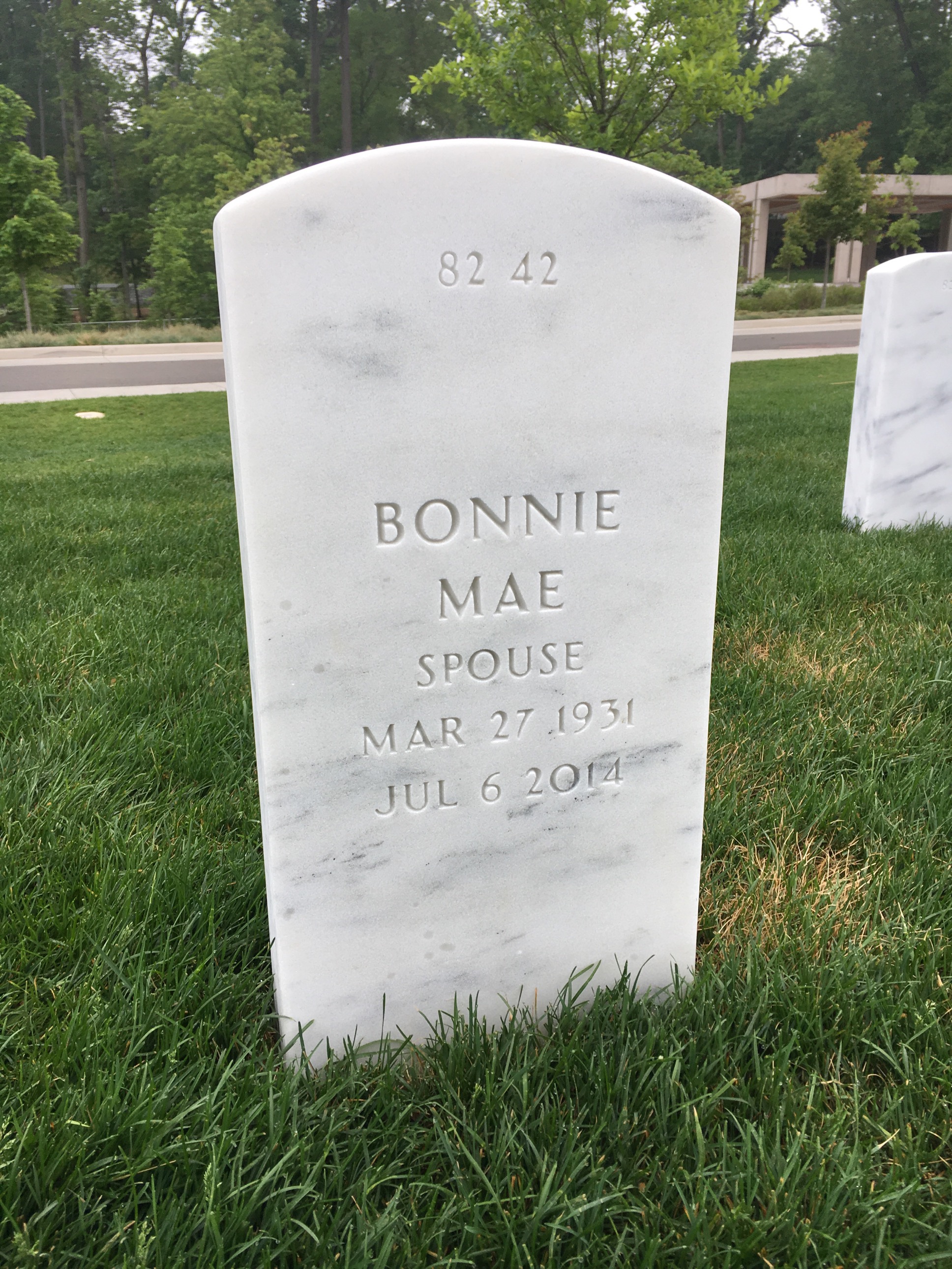 Back of headstone — George Bogumill