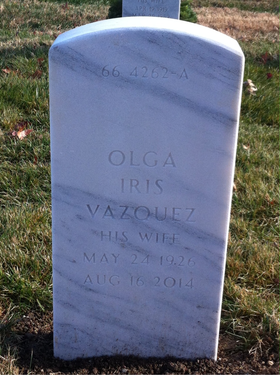 Back of headstone — Robert Rail