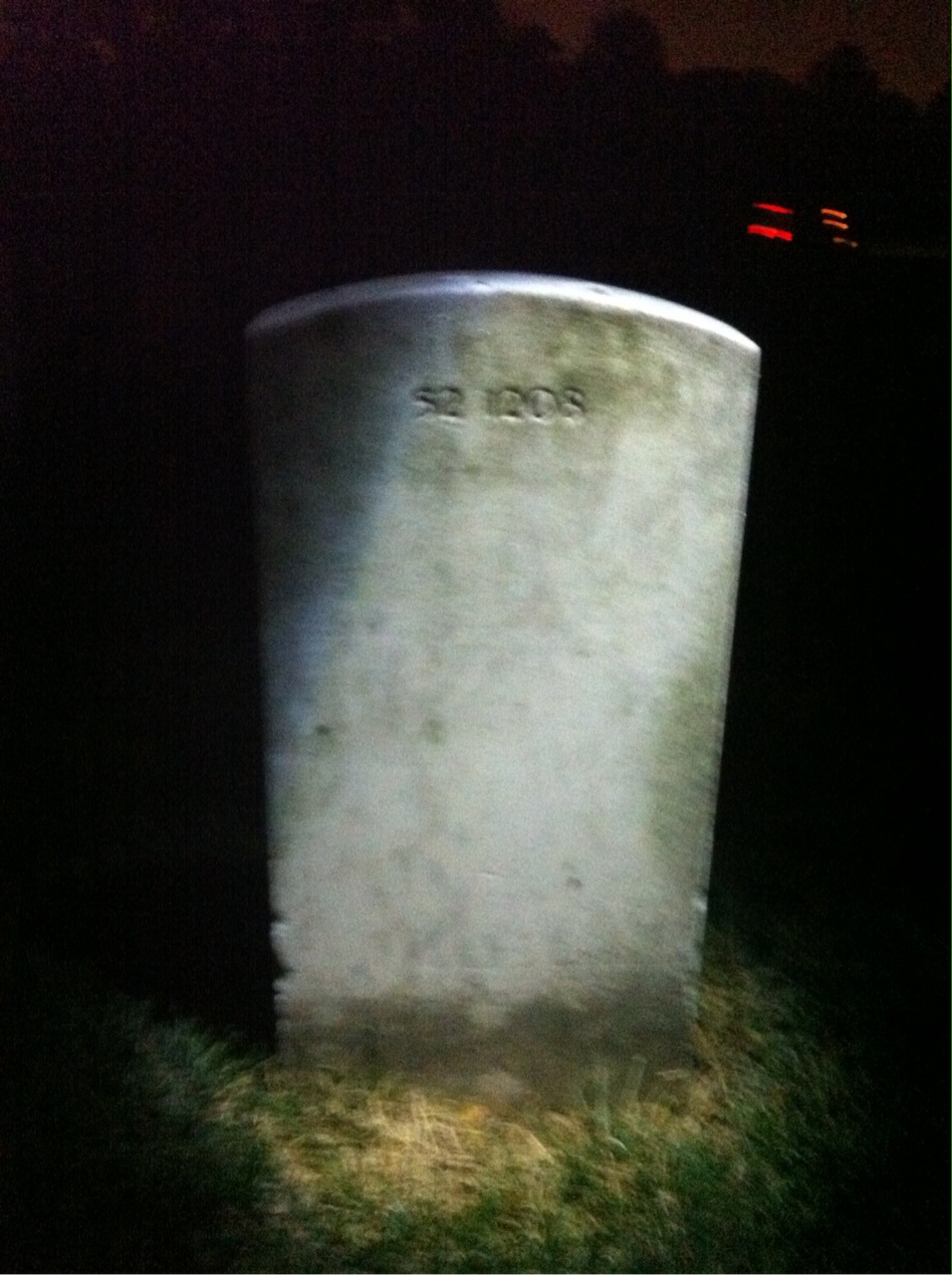 Back of headstone — Joseph Alvarez