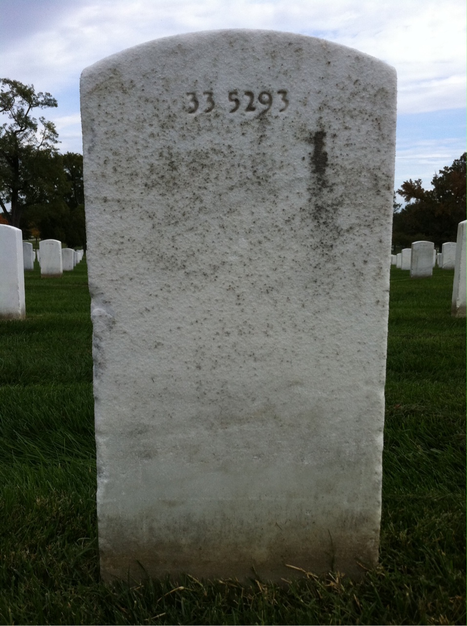 Back of headstone — Domenic Bonnelli