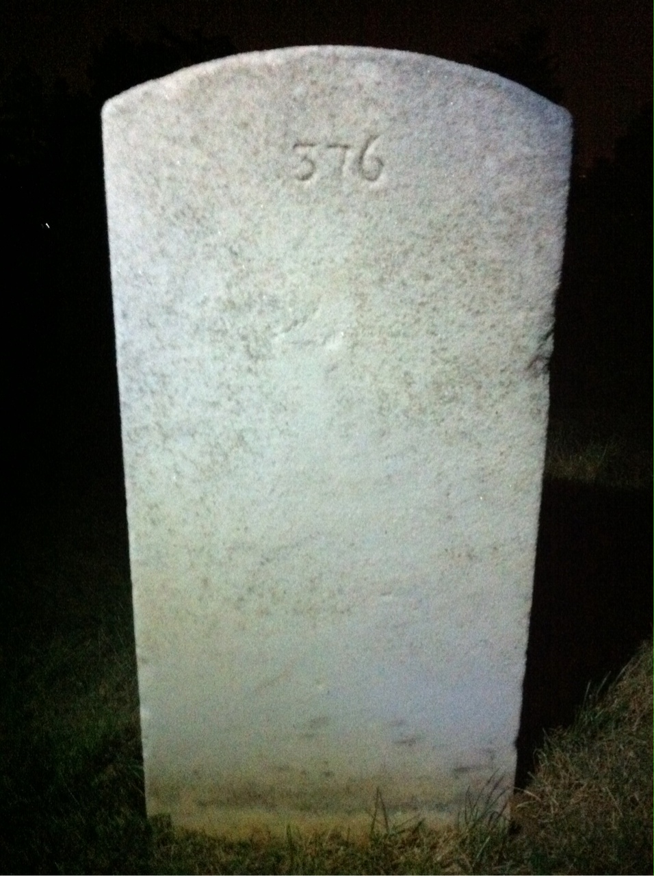 Back of headstone — Kenneth Ballentine