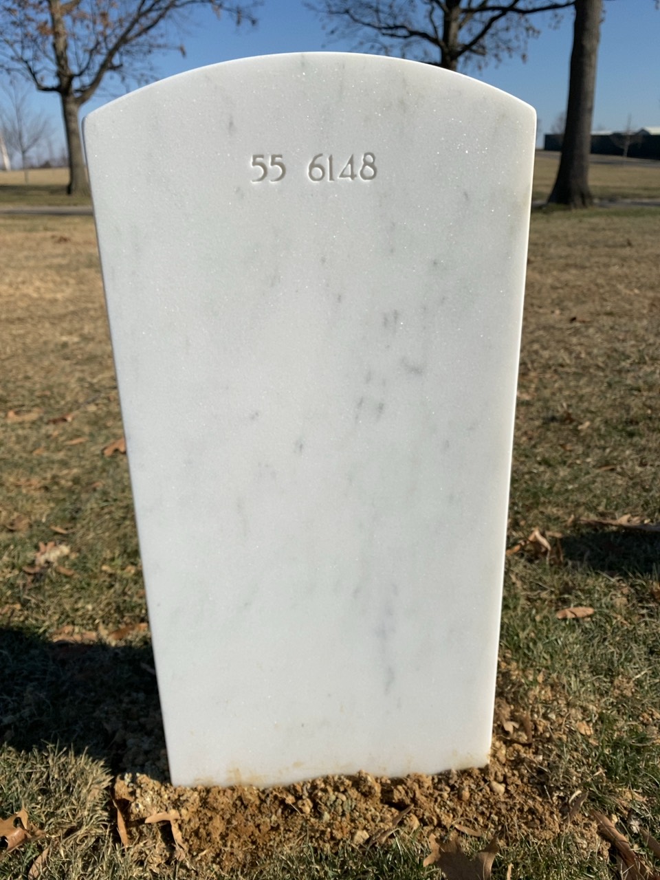 Back of headstone — Trevor Allan Howard