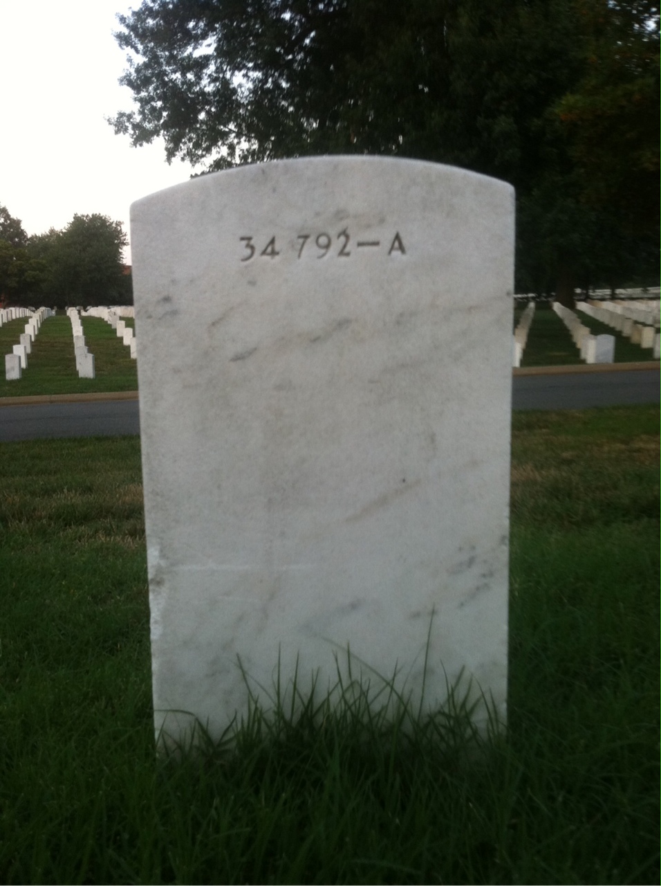 Back of headstone — Robert Bailey