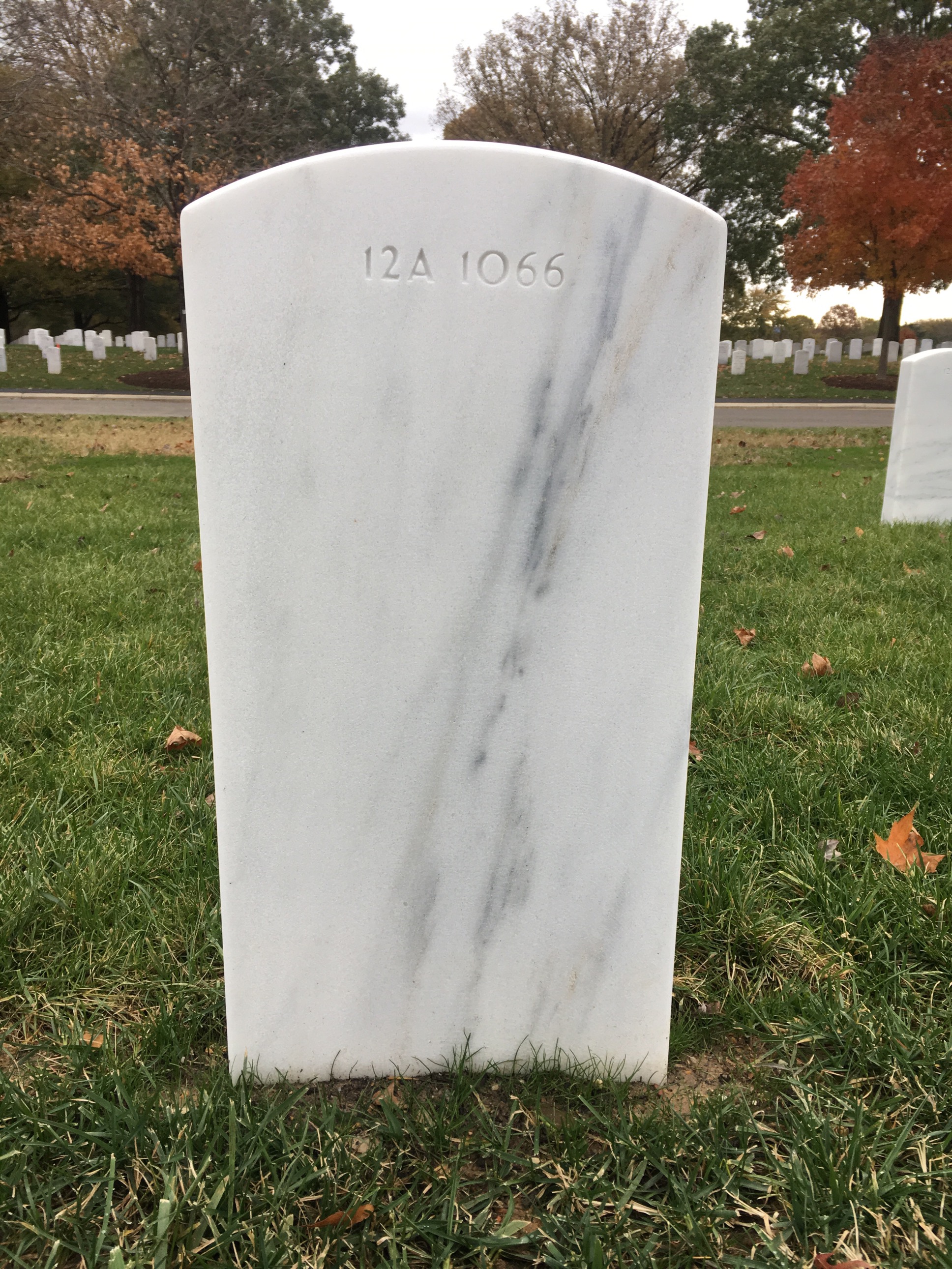 Back of headstone — William S Bernfeld