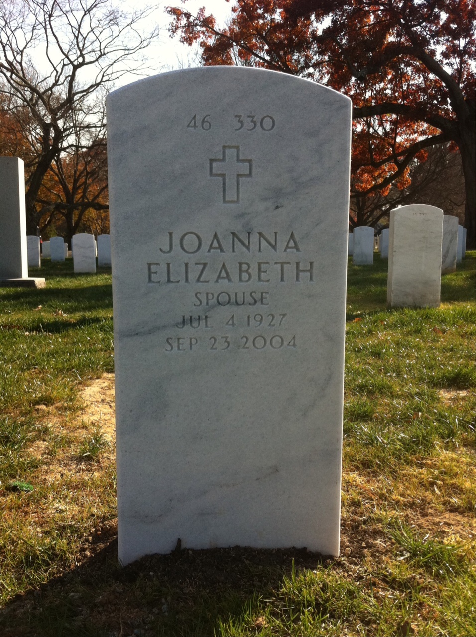 Back of headstone — Alan Campen