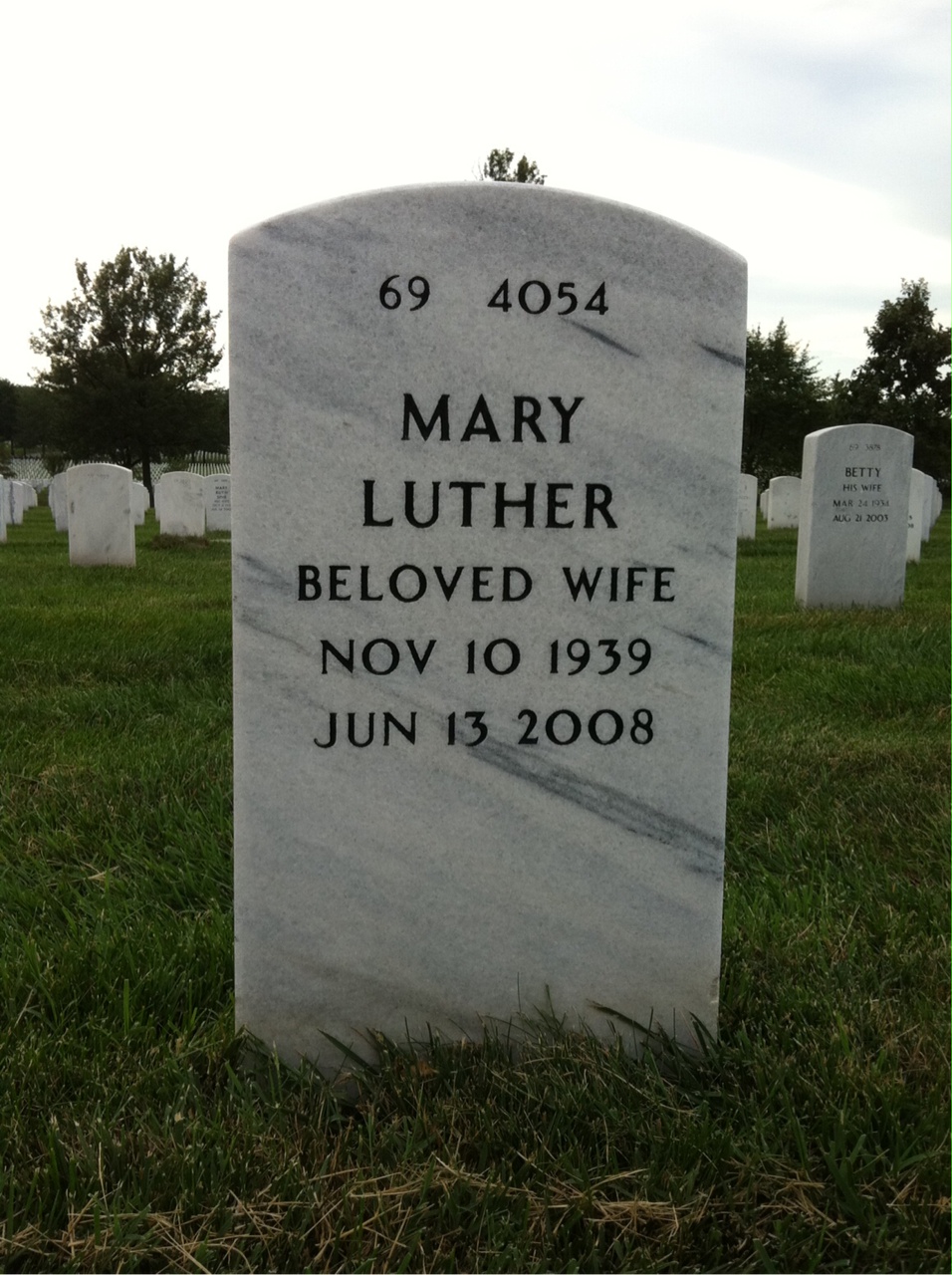 Back of headstone — James Bowen