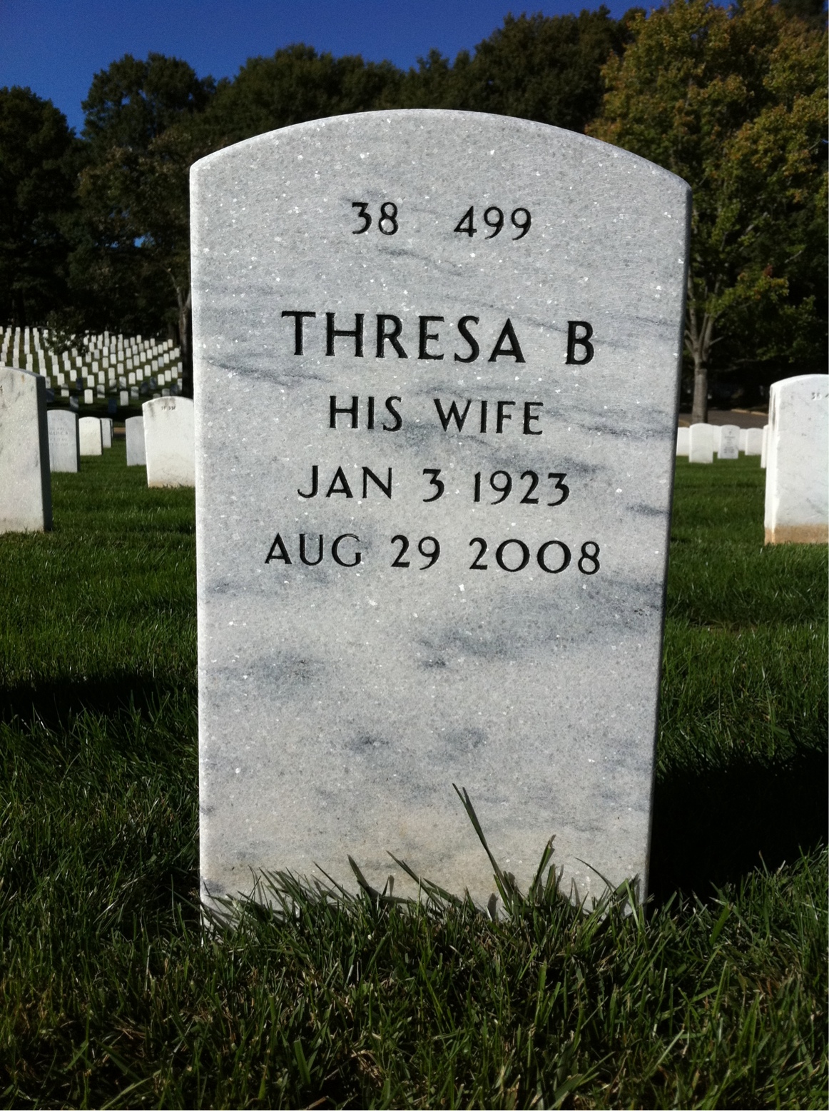 Back of headstone — James Ramsey