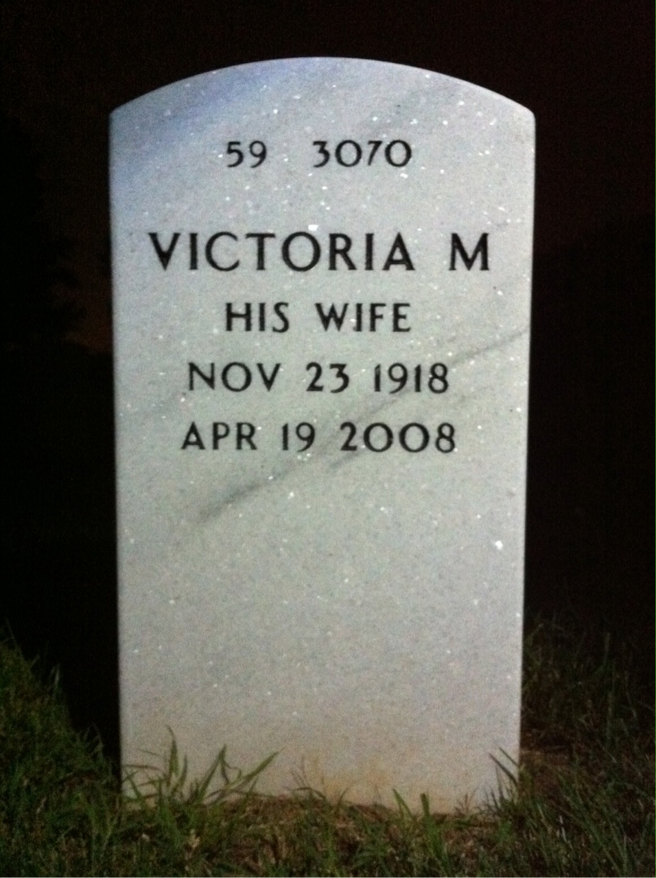 Back of headstone — Thomas Patykewich