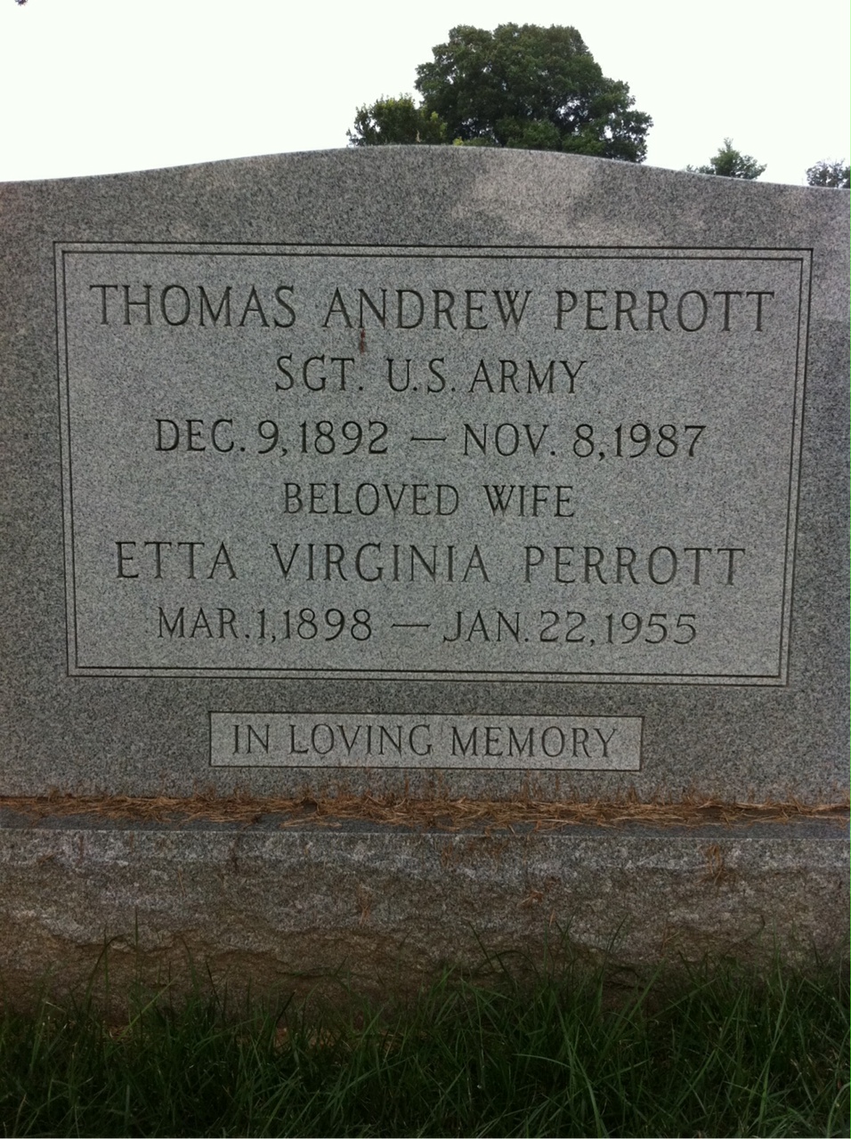 Thomas A Perrott