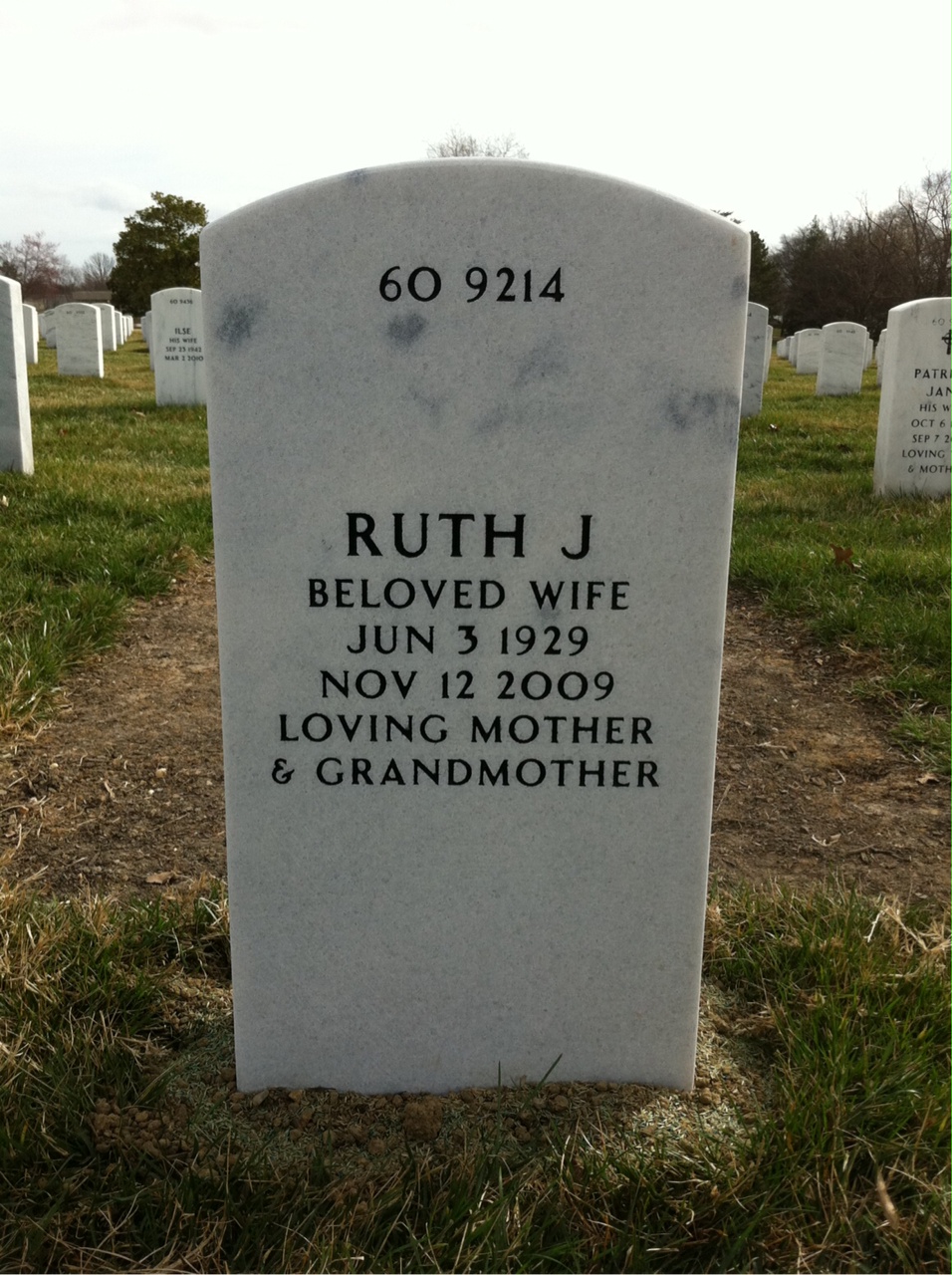 Back of headstone — Milton Bogolub