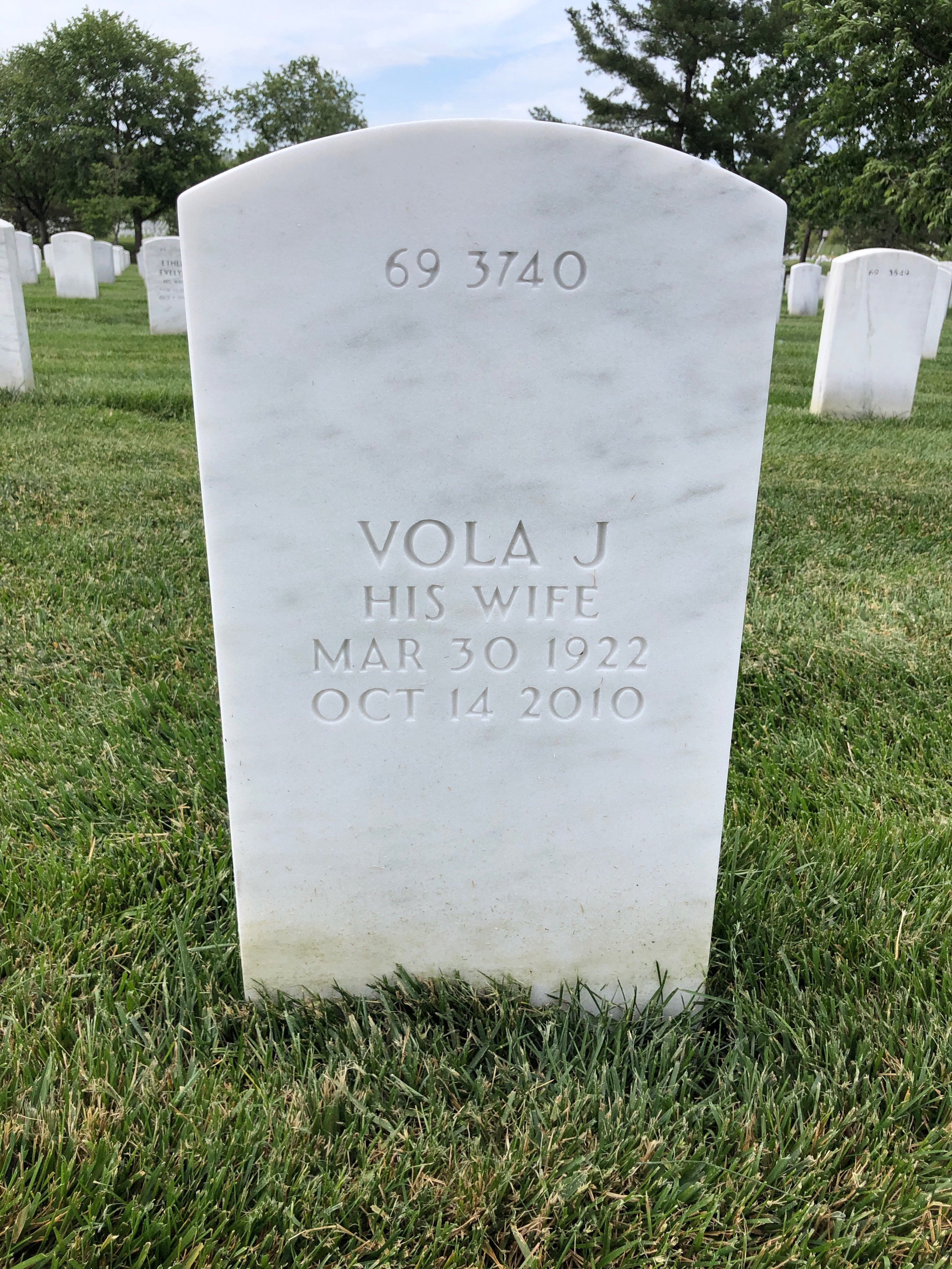 Back of headstone — Ignatius Burakowski