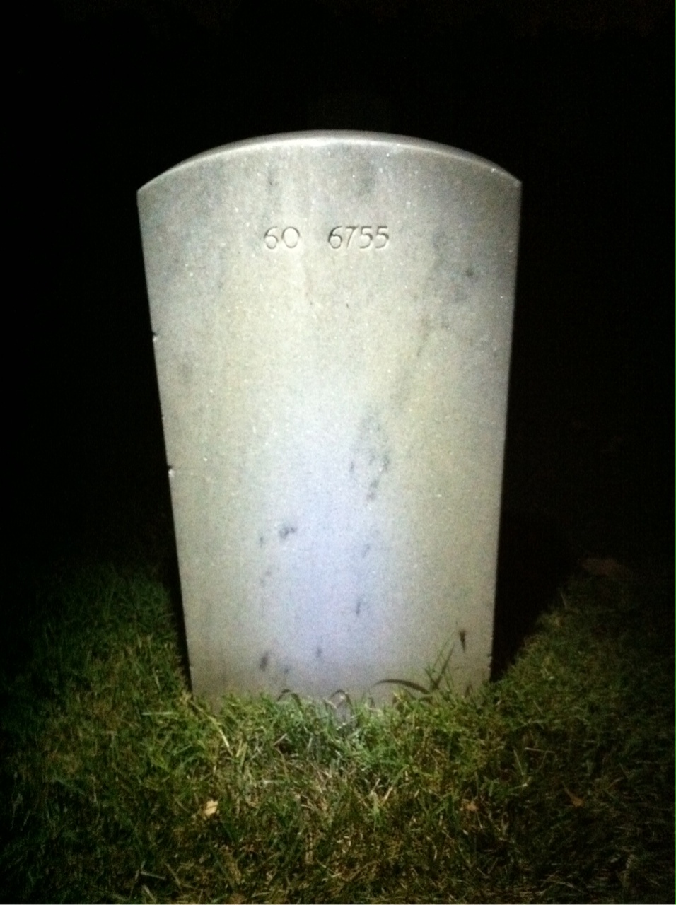 Back of headstone — Antonio Alfano