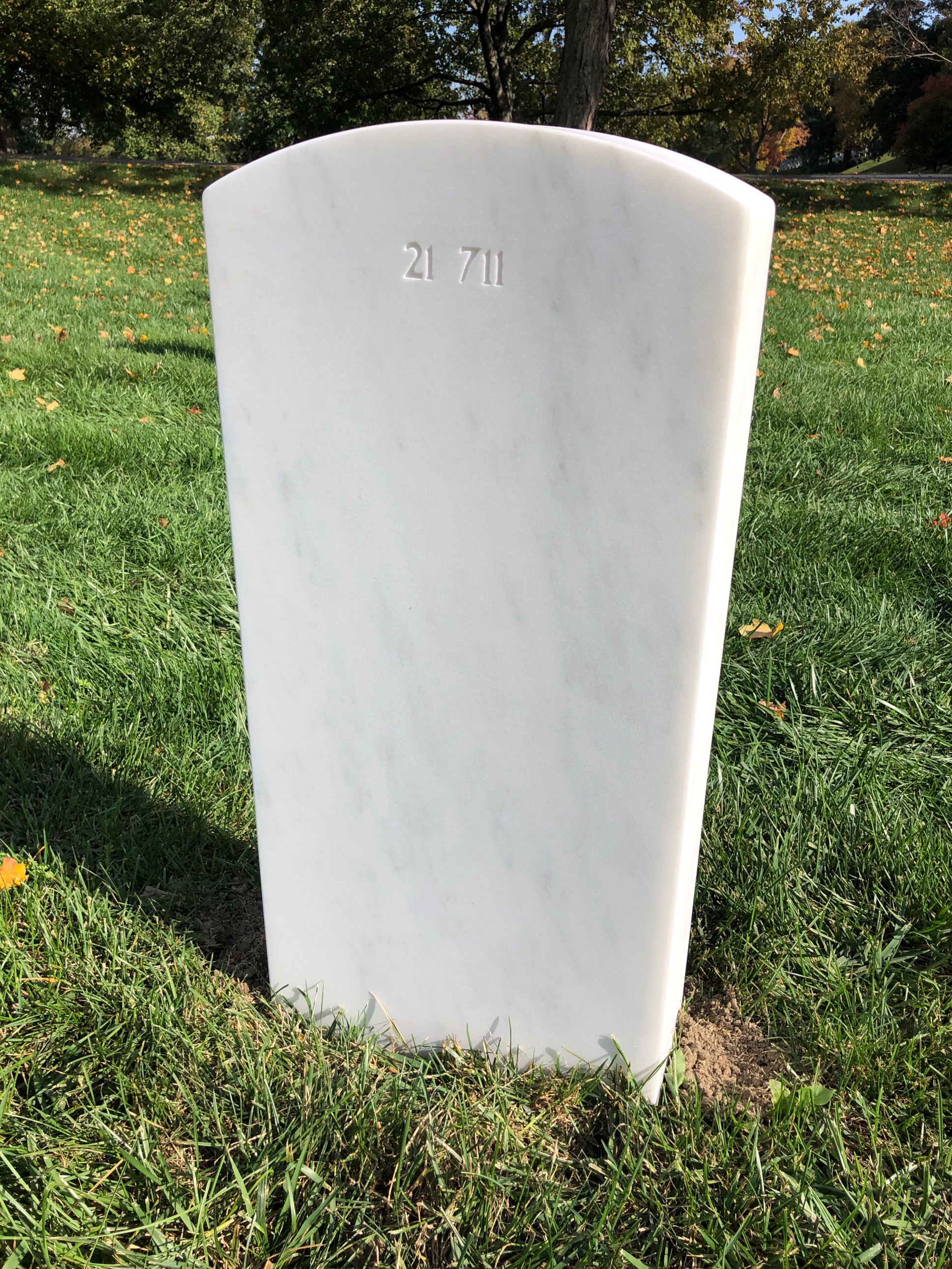 Back of headstone — Alice Montgomery