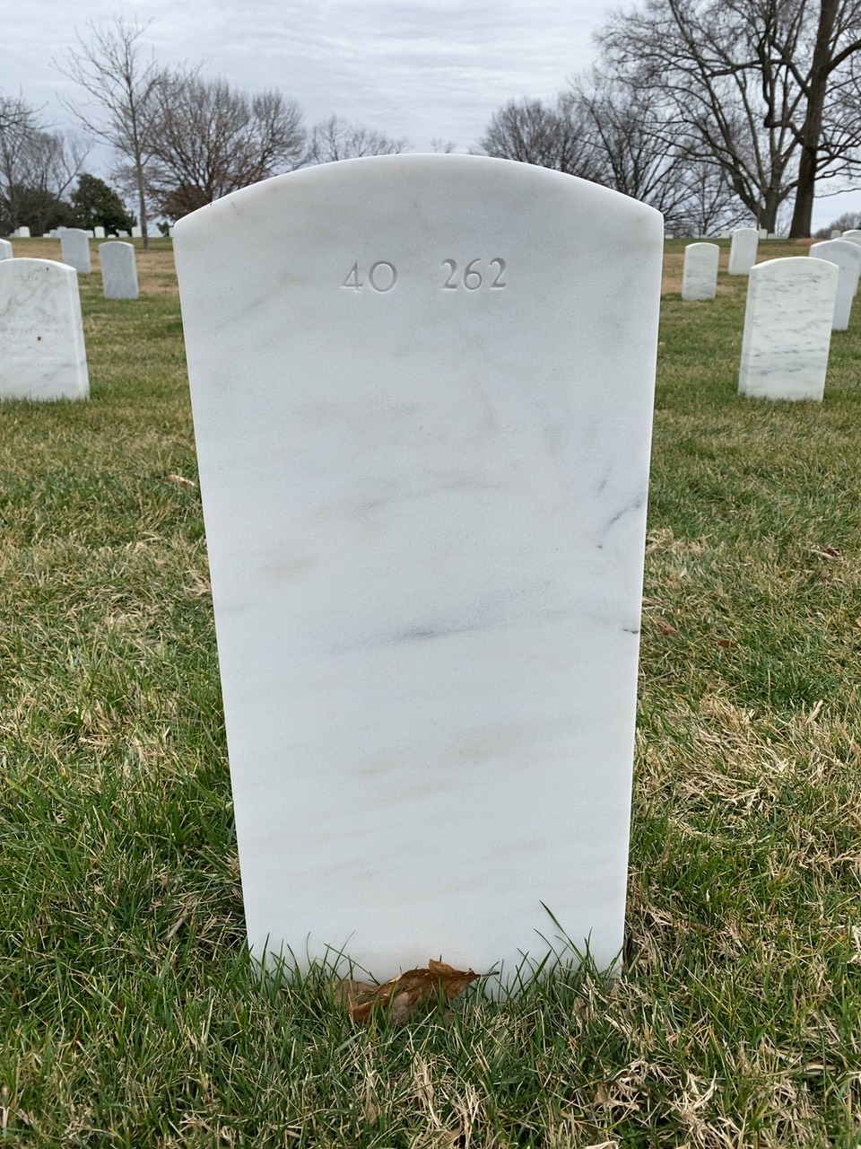 Back of headstone — Raymond Silcox
