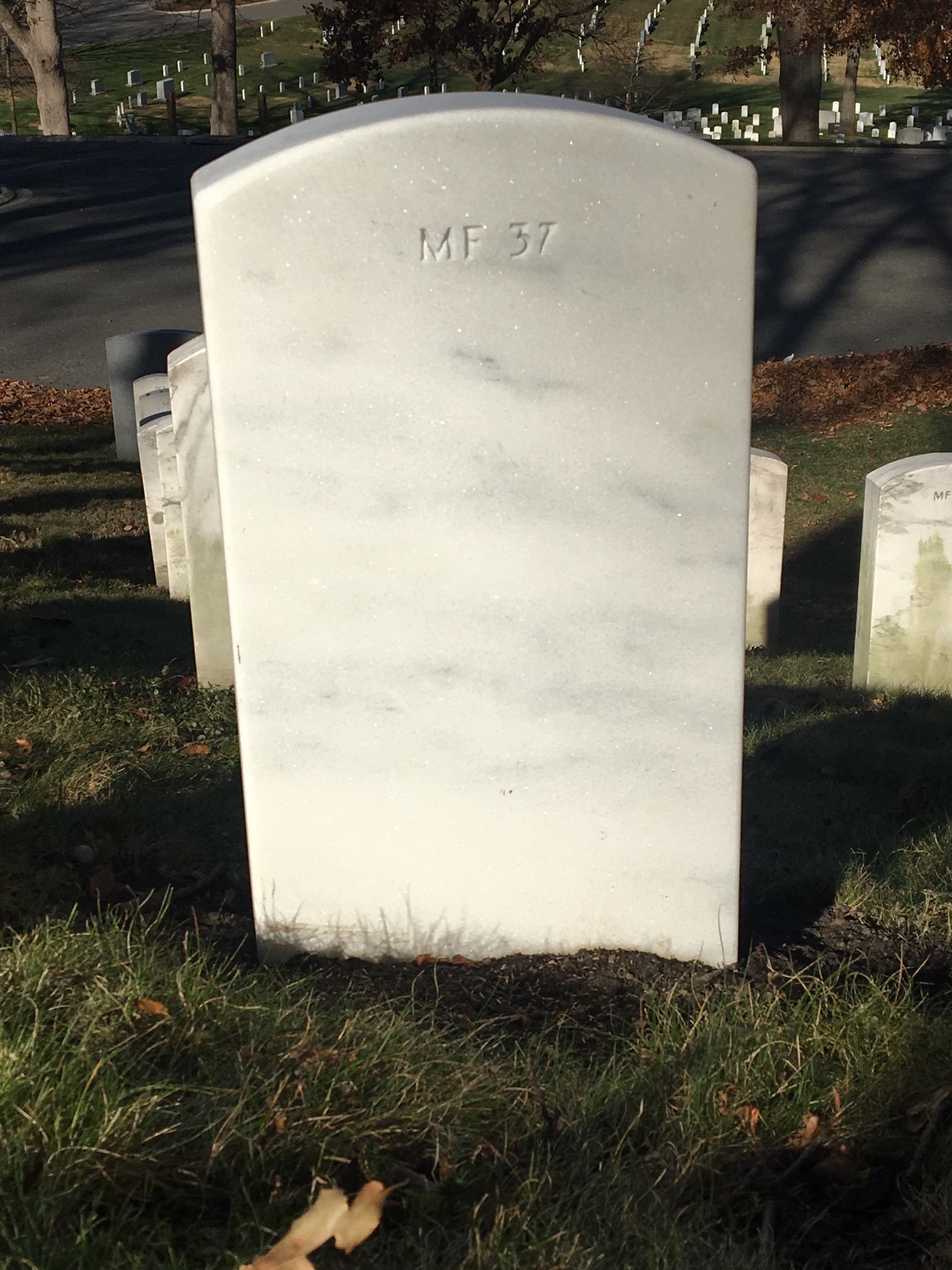 Back of headstone — Rene Brabender
