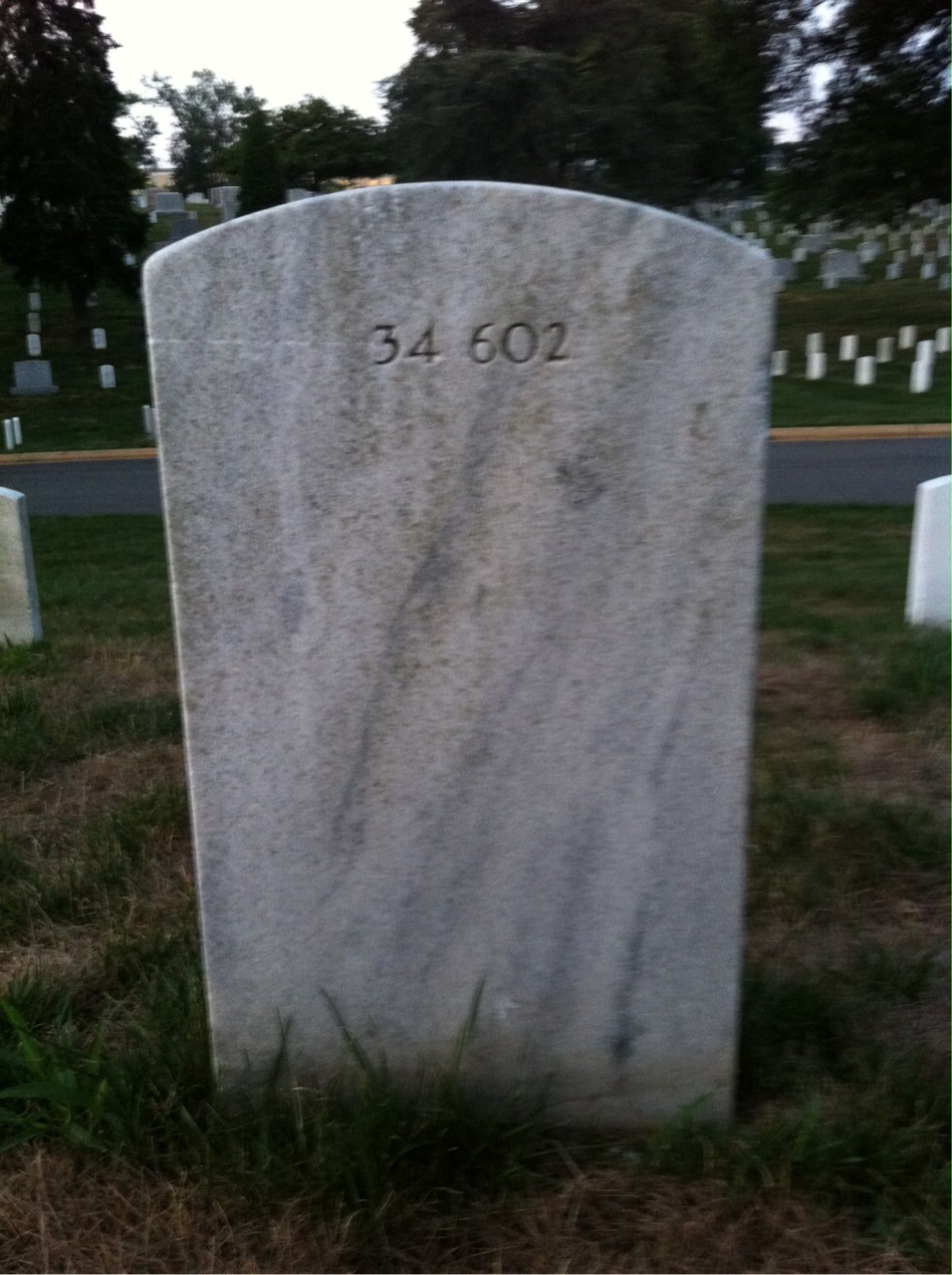Back of headstone — Irene Bauersfeld