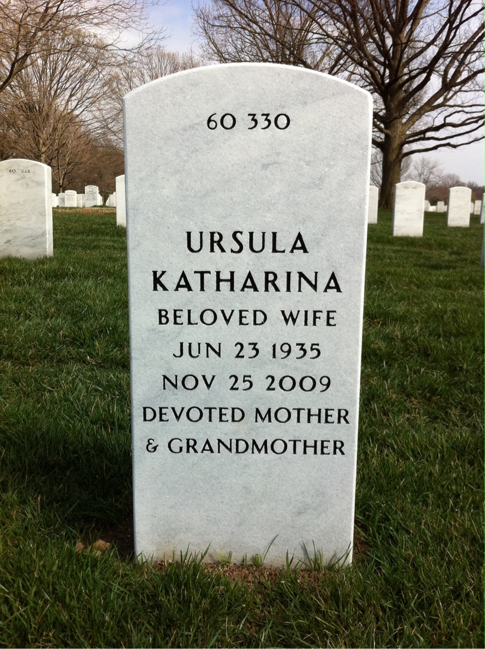 Back of headstone — Robert Chapman
