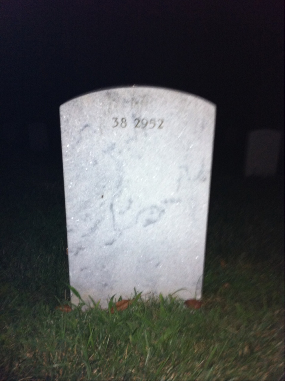 Back of headstone — Henry Moorehead