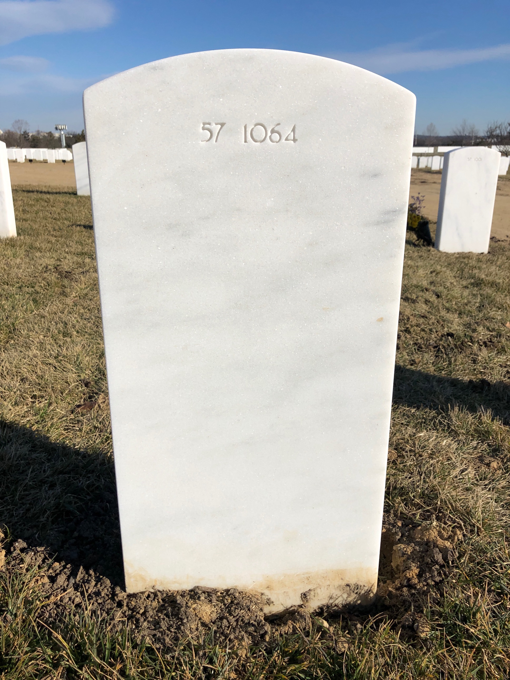Back of headstone — Richard Bailey