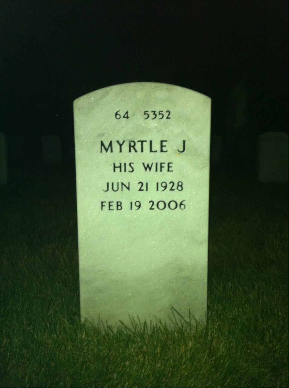Back of headstone — William Hudson