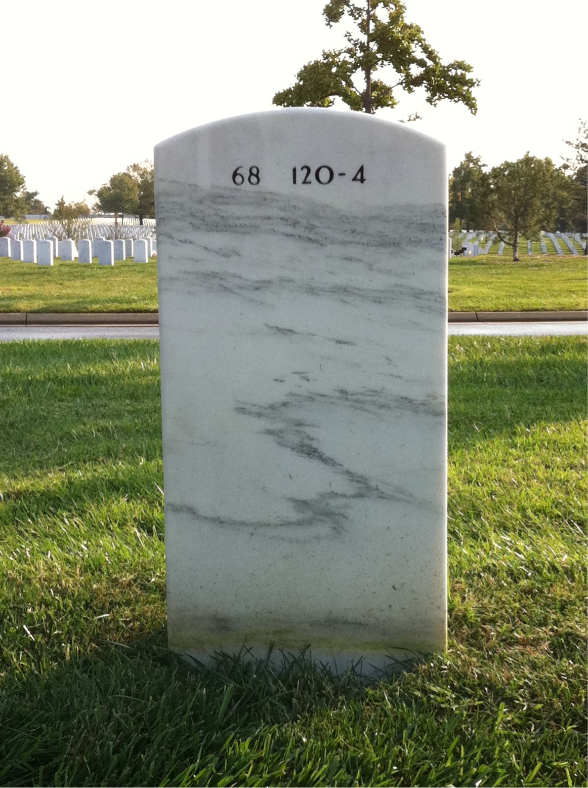 Back of headstone — John Palmer