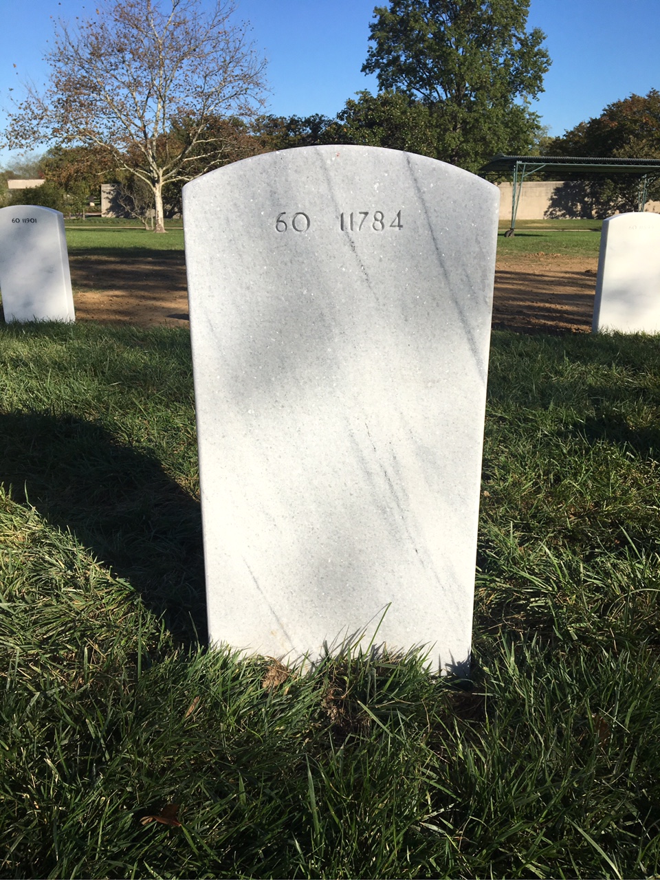 Back of headstone — Mark Alan Hopkins