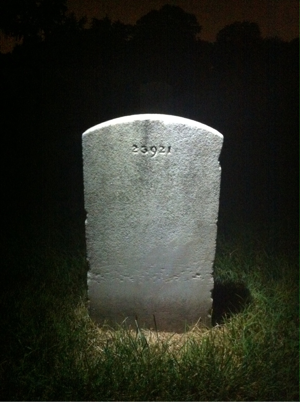 Back of headstone — Joseph Mulhern