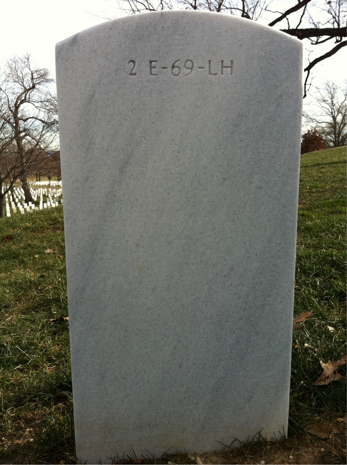 Back of headstone — Francis Montondon