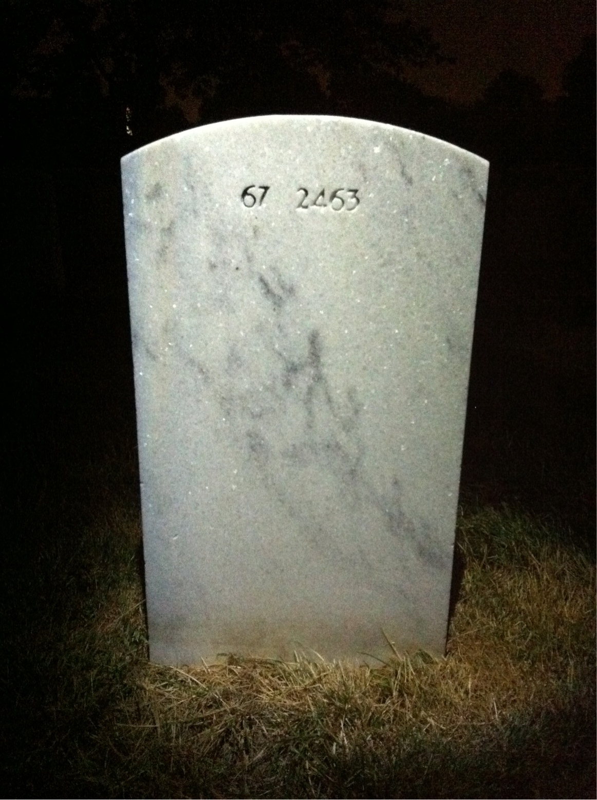 Back of headstone — Teagan Moss-Tyson