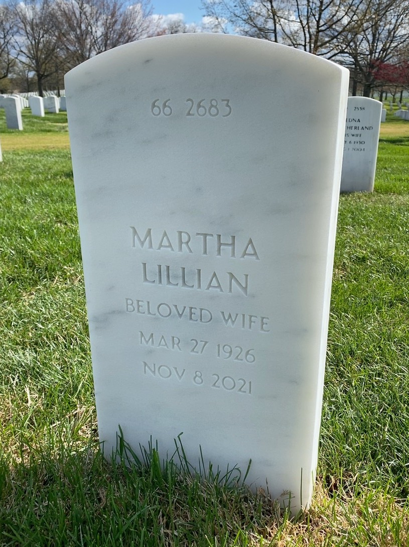 Back of headstone — Clement Armstrong