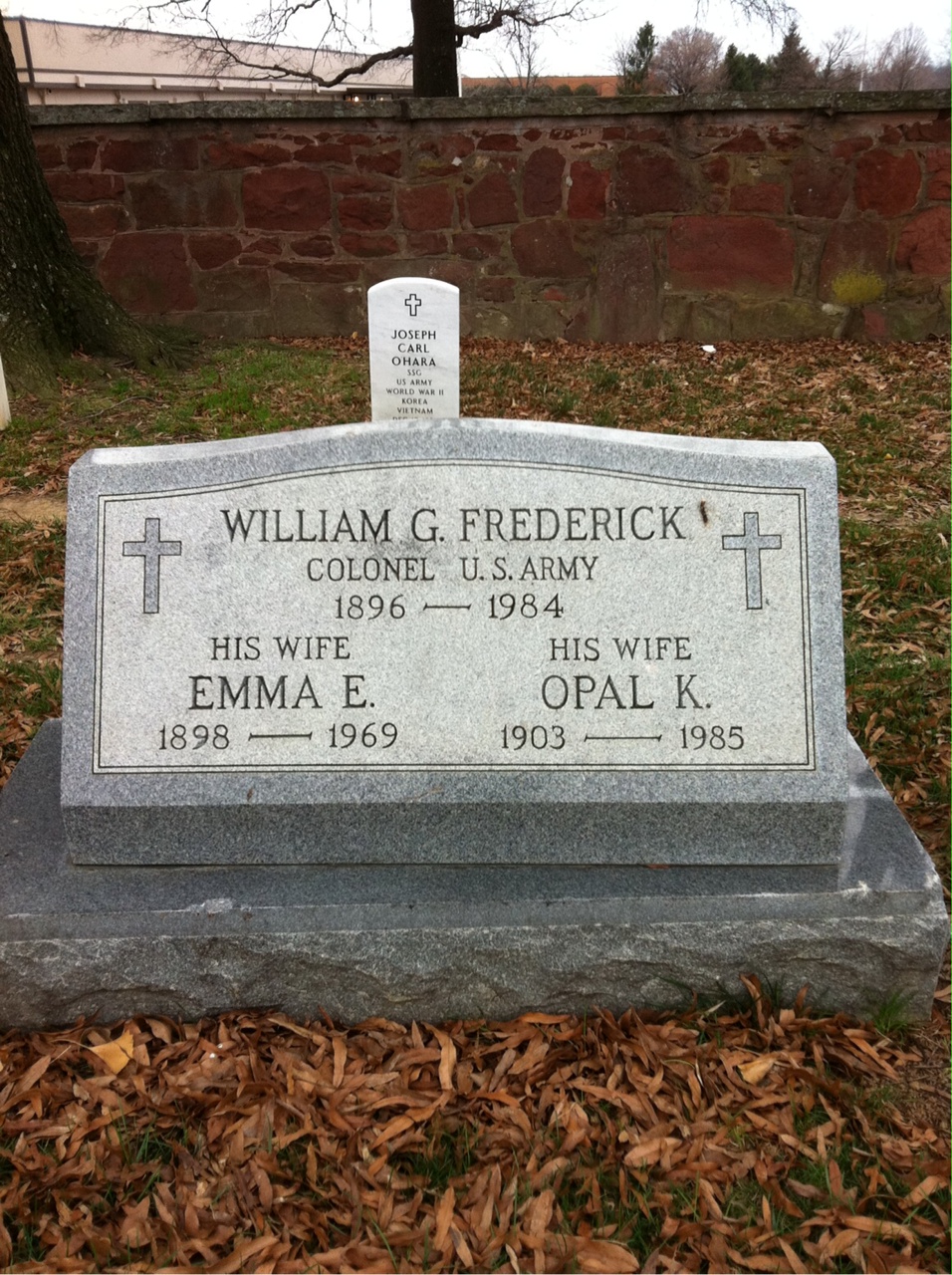 William G Frederick
