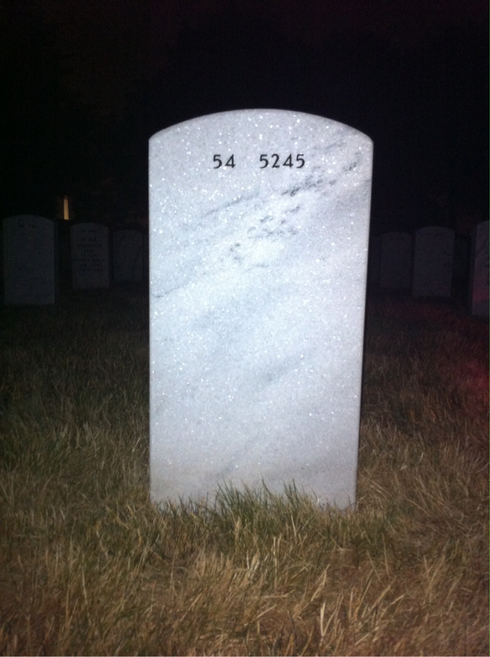 Back of headstone — Thomas Babbitt