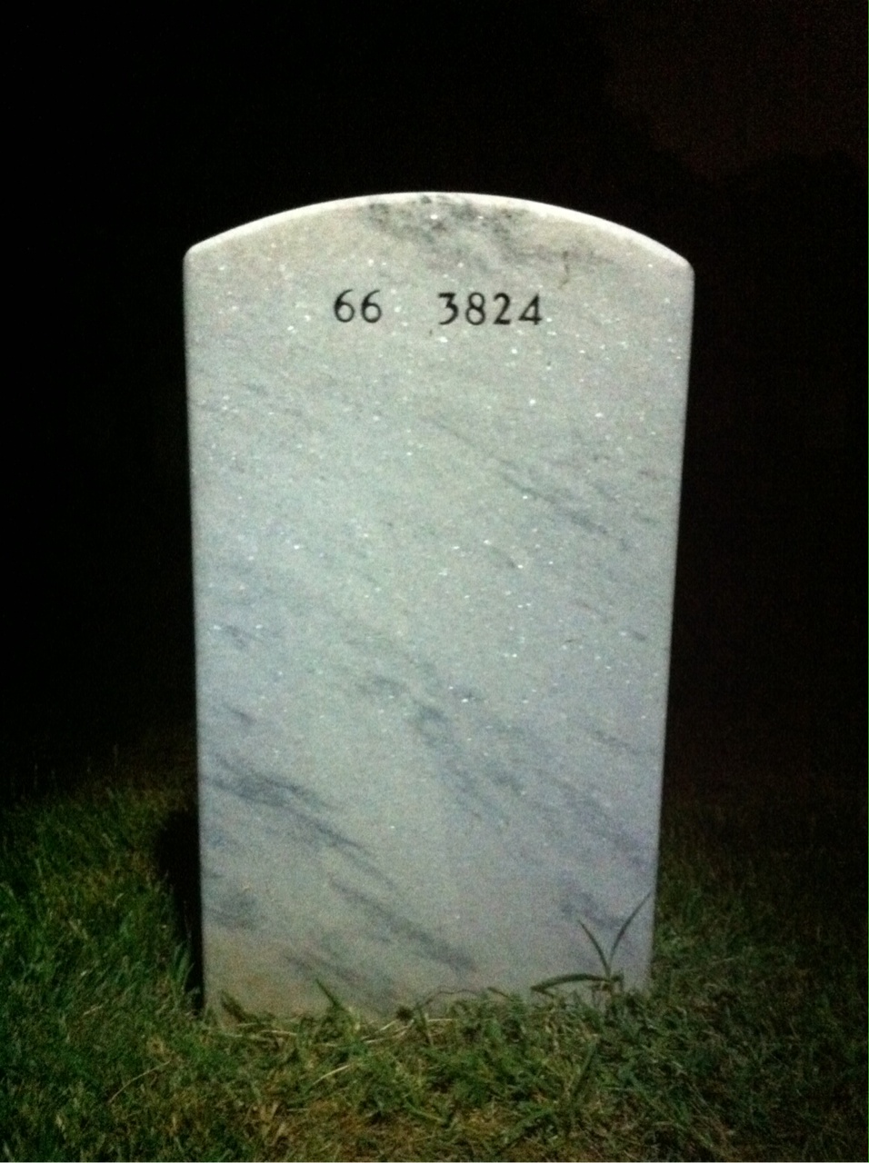 Back of headstone — Richard Pollard