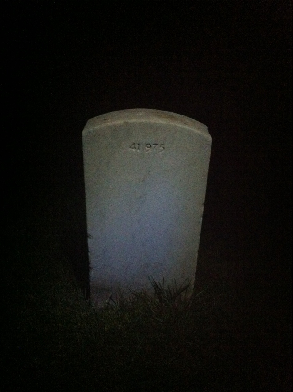 Back of headstone — Charles Bailey