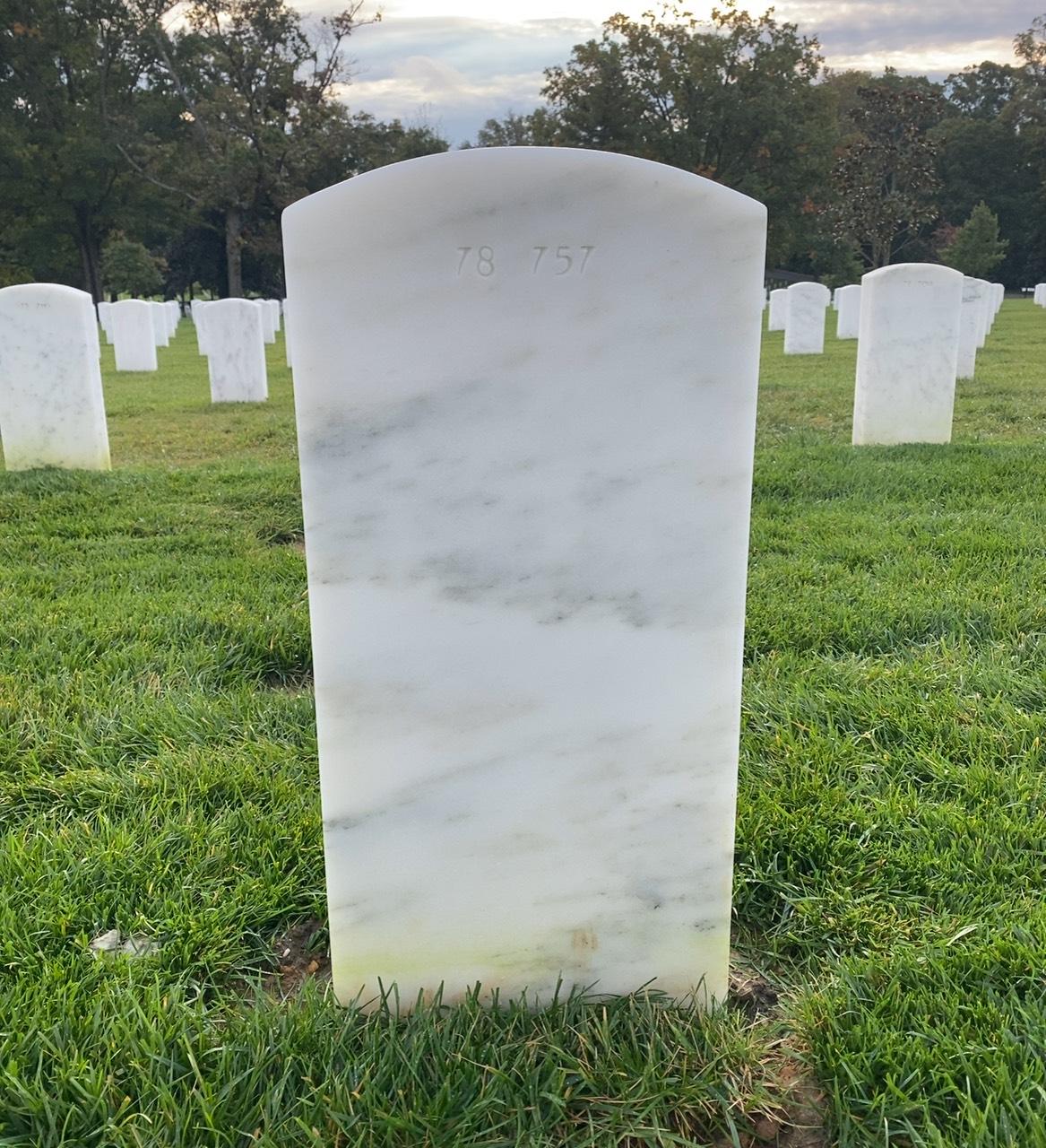 Back of headstone — Timothy Corcoran