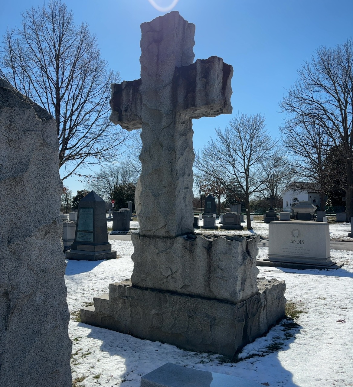 Back of headstone — Thomas Mckee