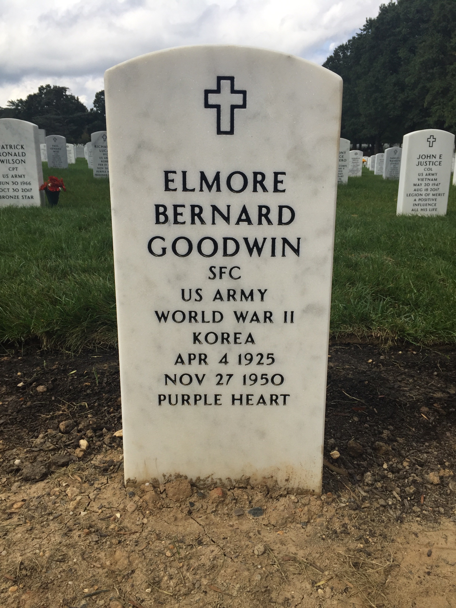 Headstone of Elmore Bernard Goodwin