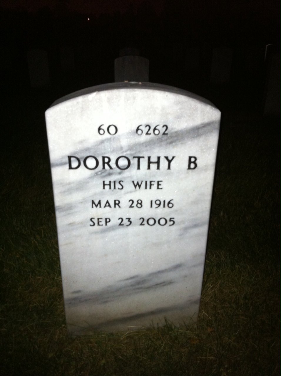Back of headstone — Nathaniel Rogers