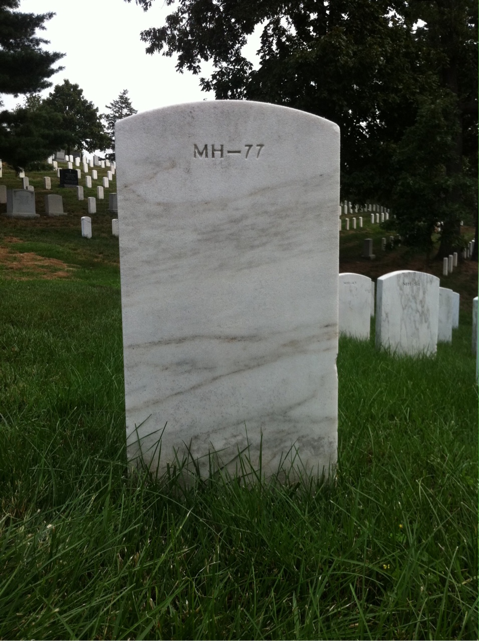 Back of headstone — Joseph Morrison