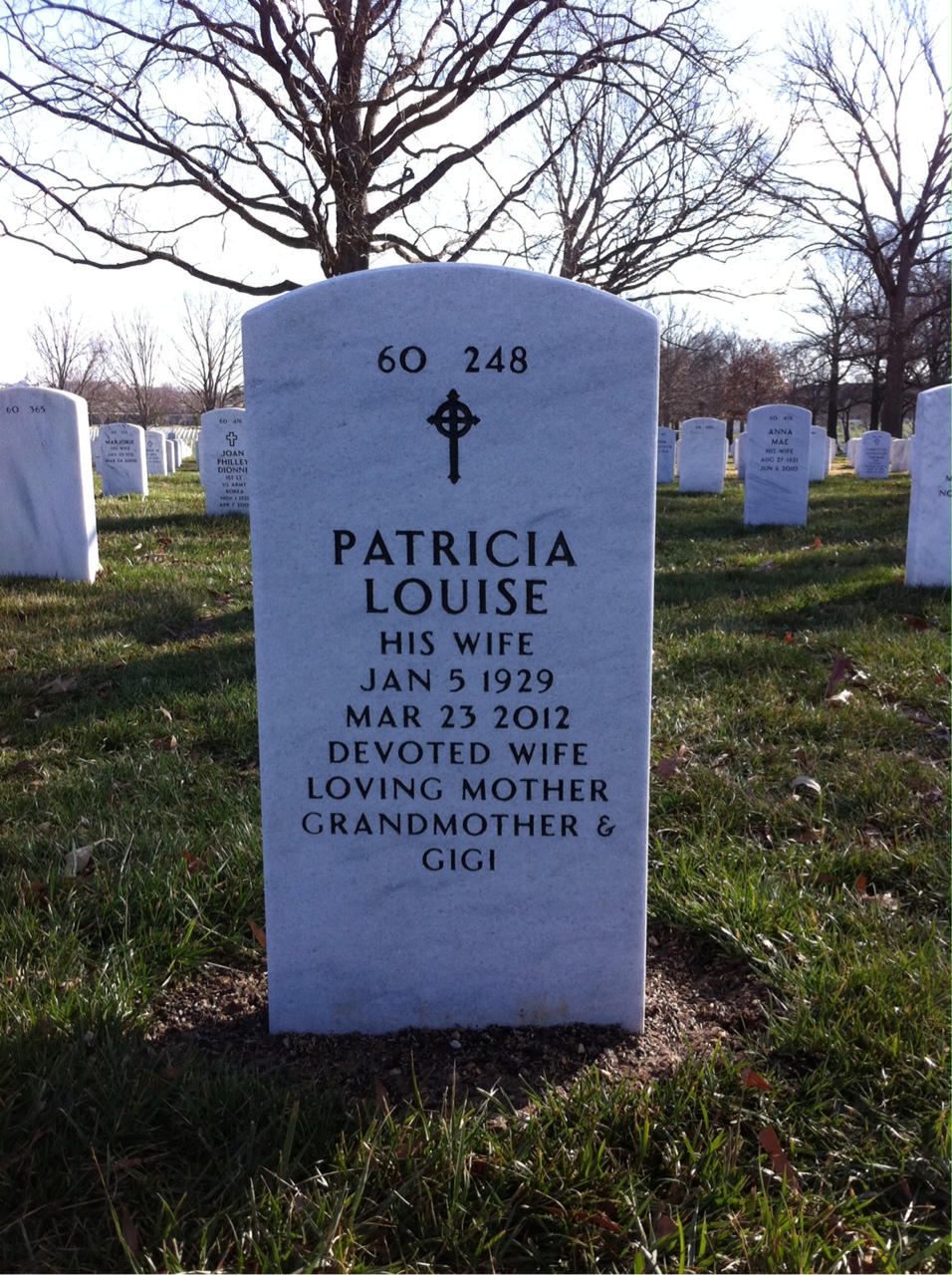 Back of headstone — Paul Carder