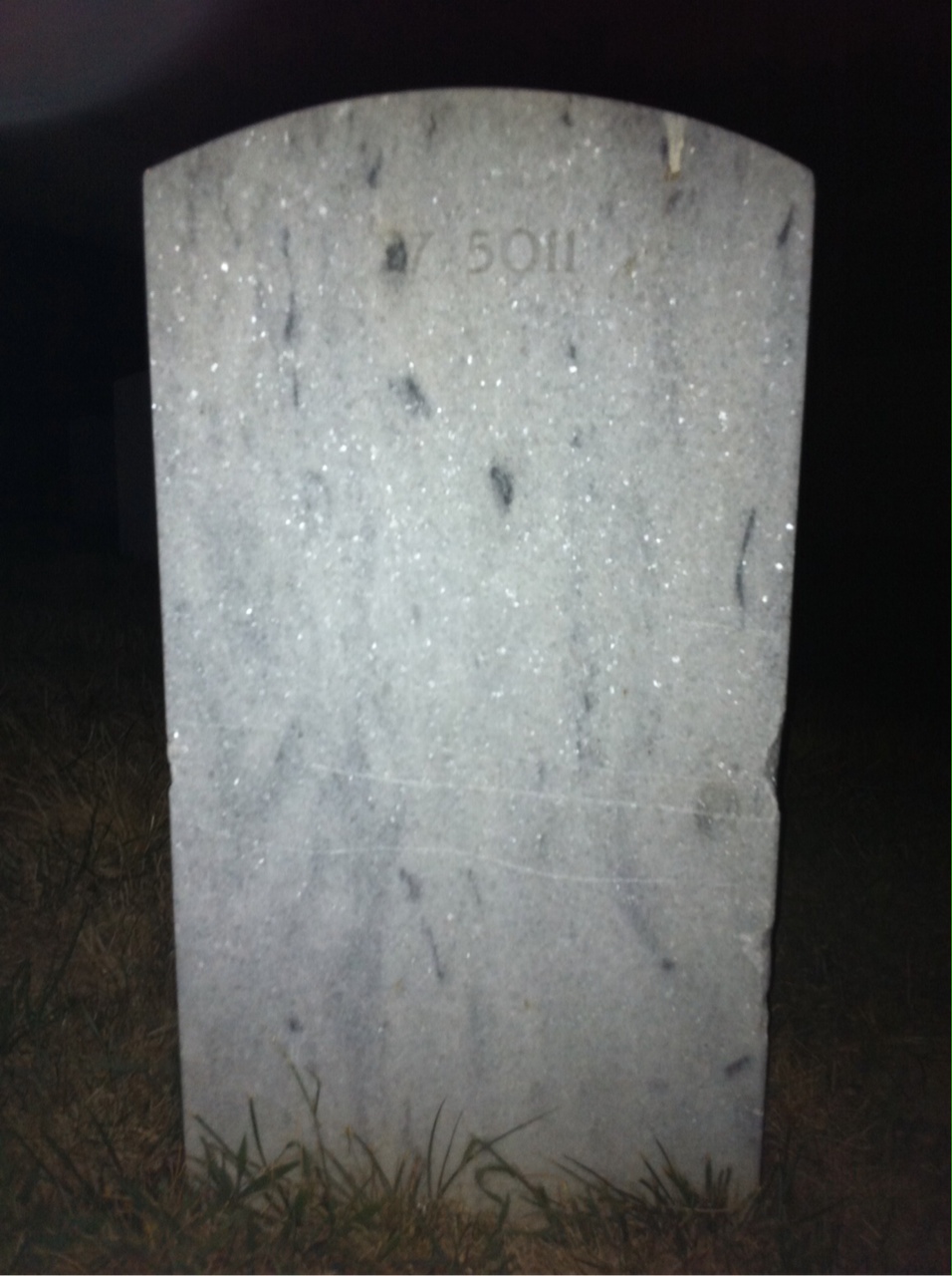 Back of headstone — Charles Murray