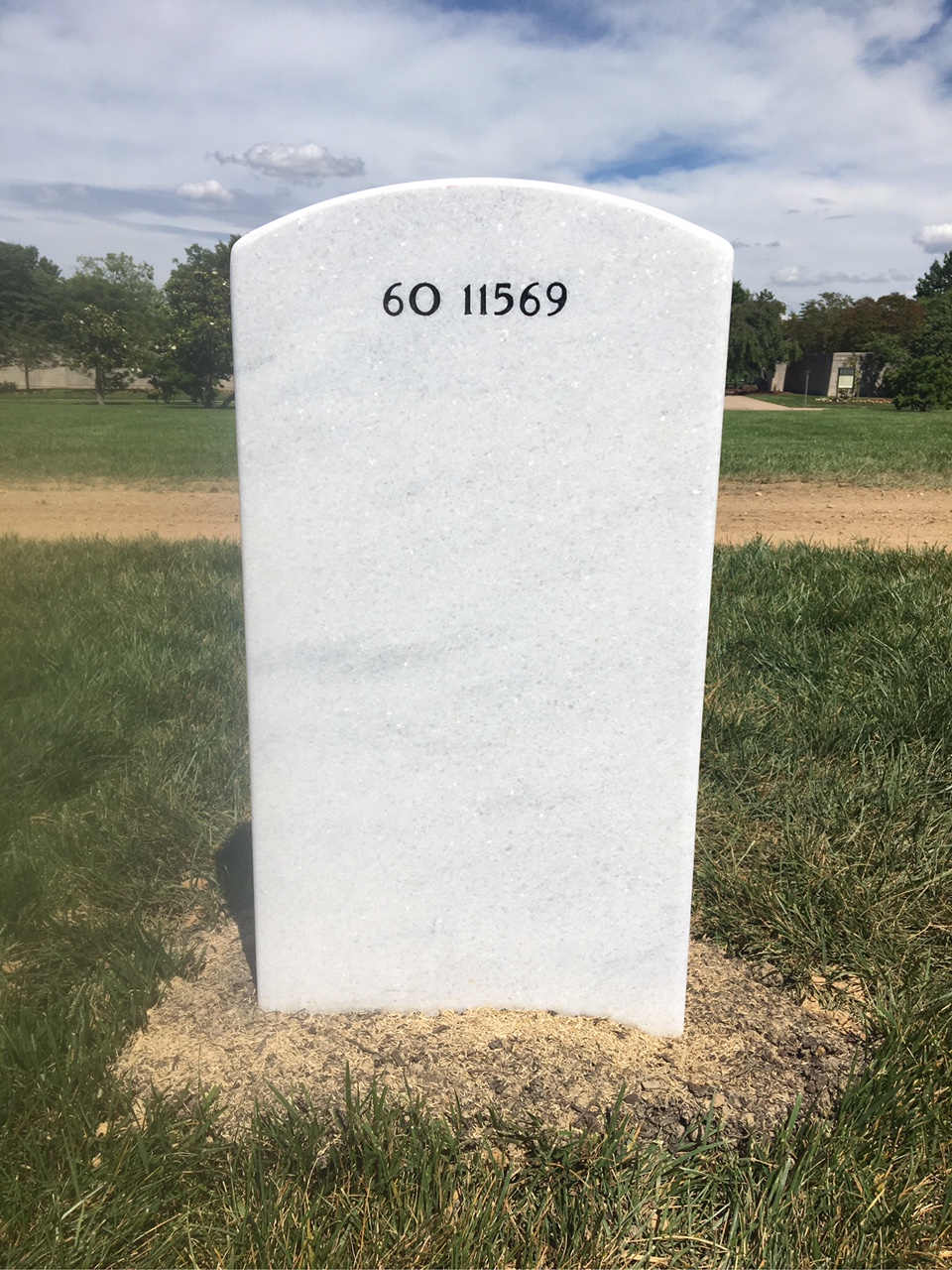 Back of headstone — William Theron Mcclelland