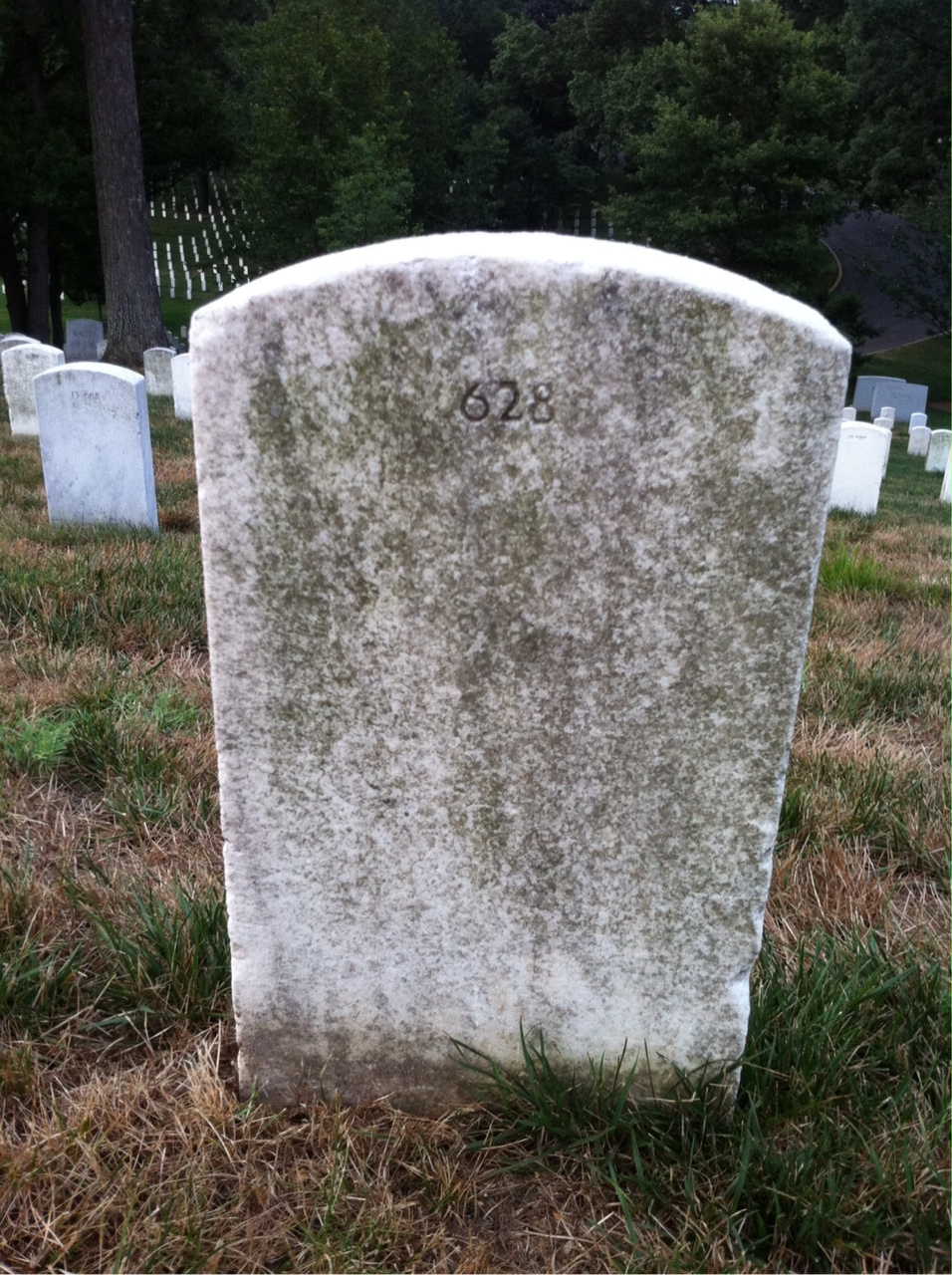 Back of headstone — Ned Mulvaney