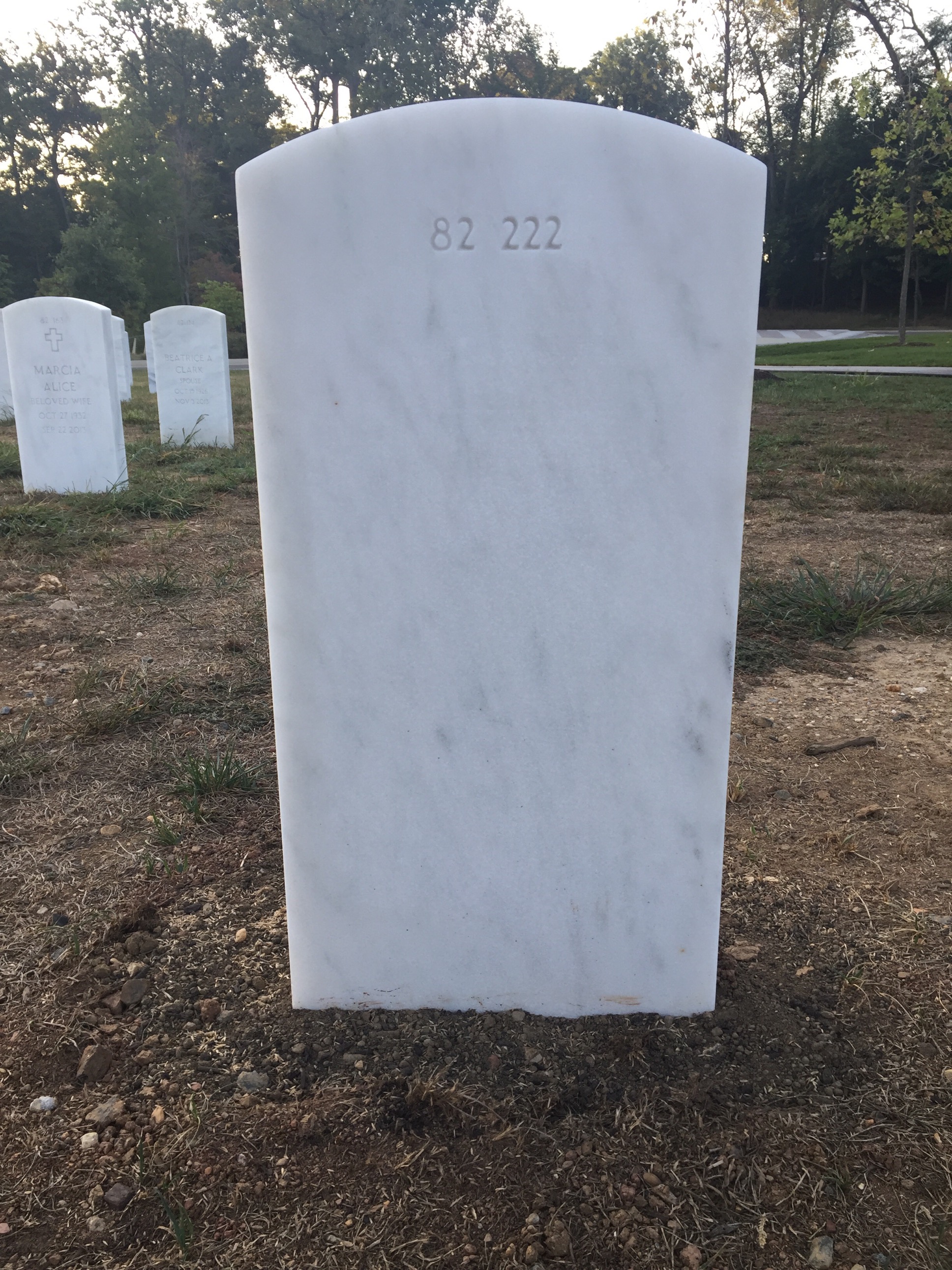 Back of headstone — Thomas Joseph Sheridan
