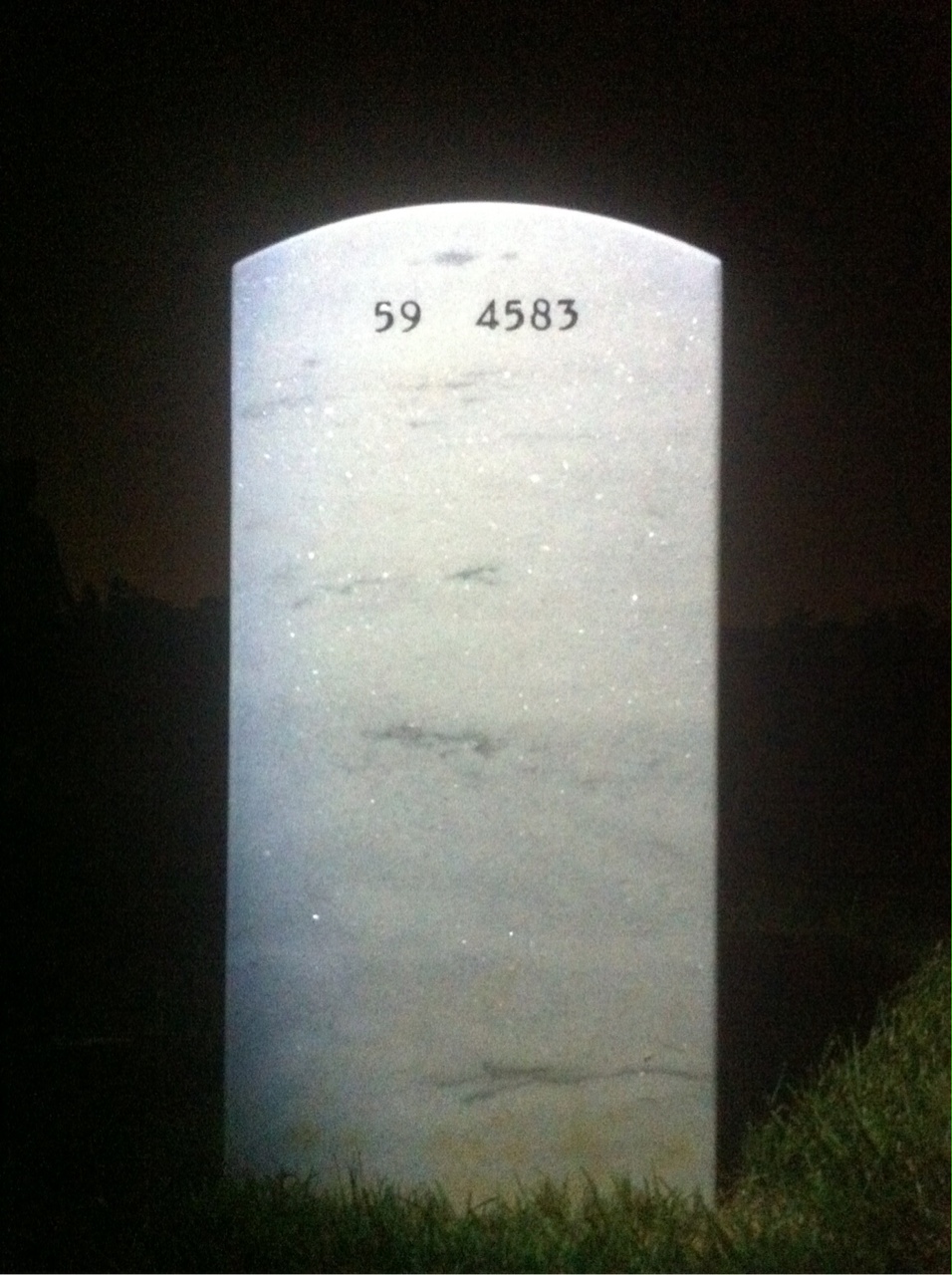 Back of headstone — Michael Mikulewicz
