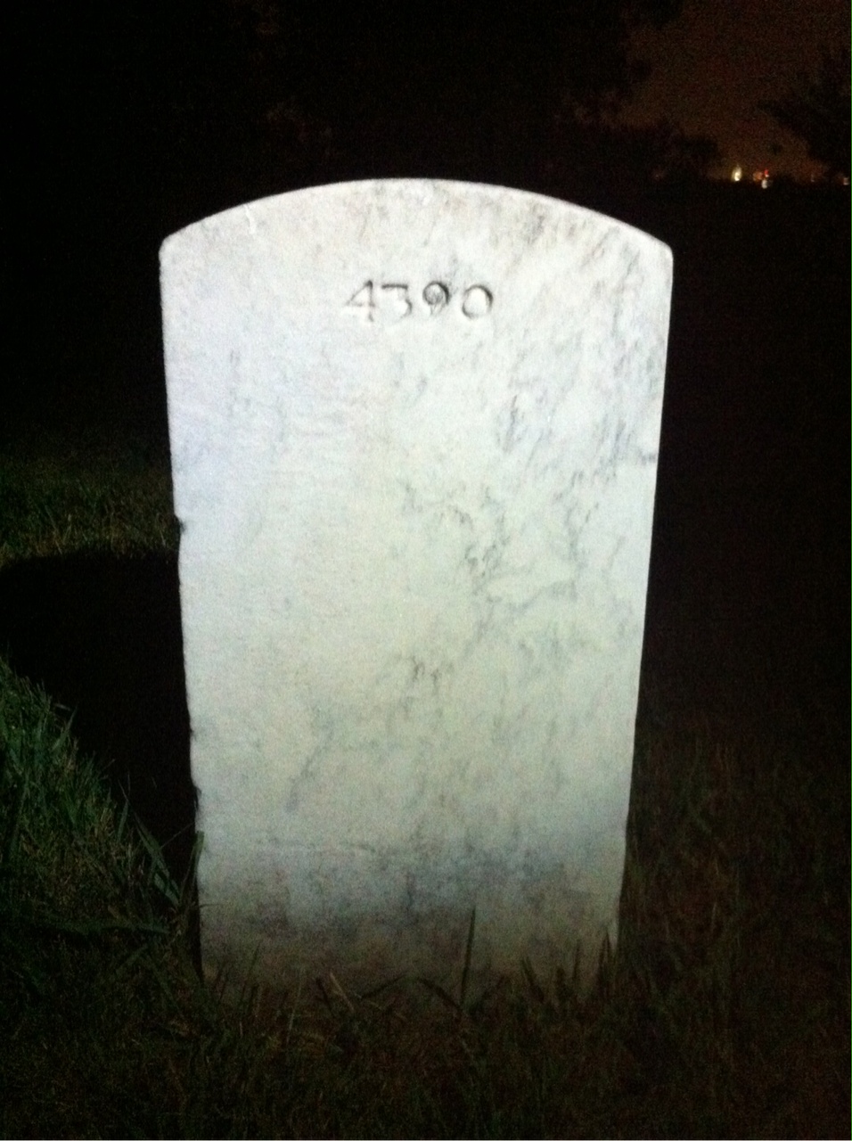 Back of headstone — George Corbitt