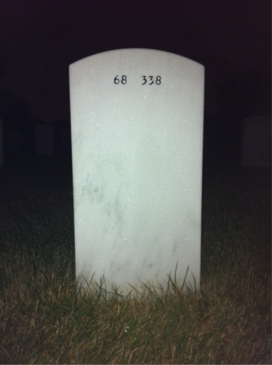 Back of headstone — Paul Chappell