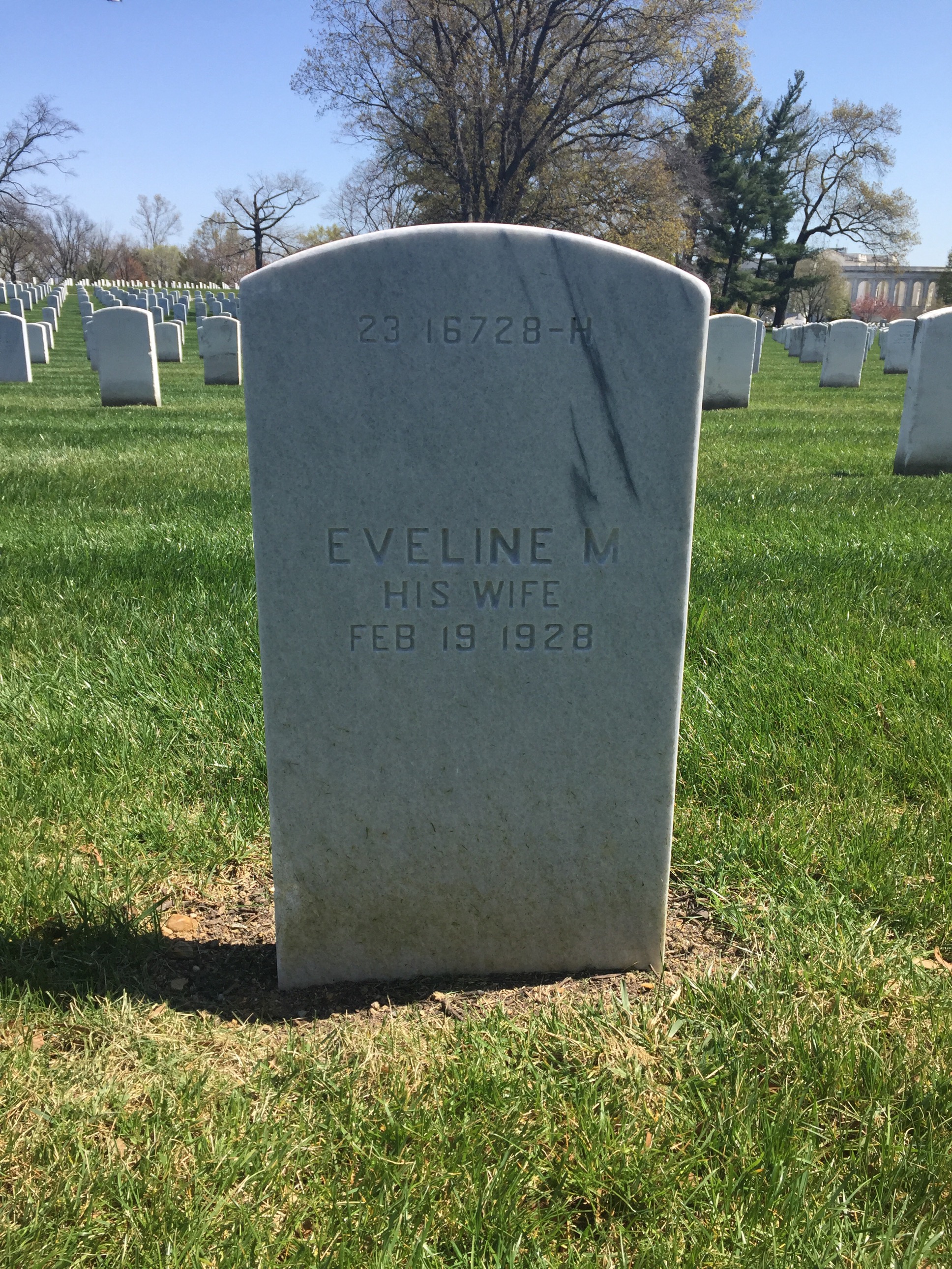 Back of headstone — William Bailey