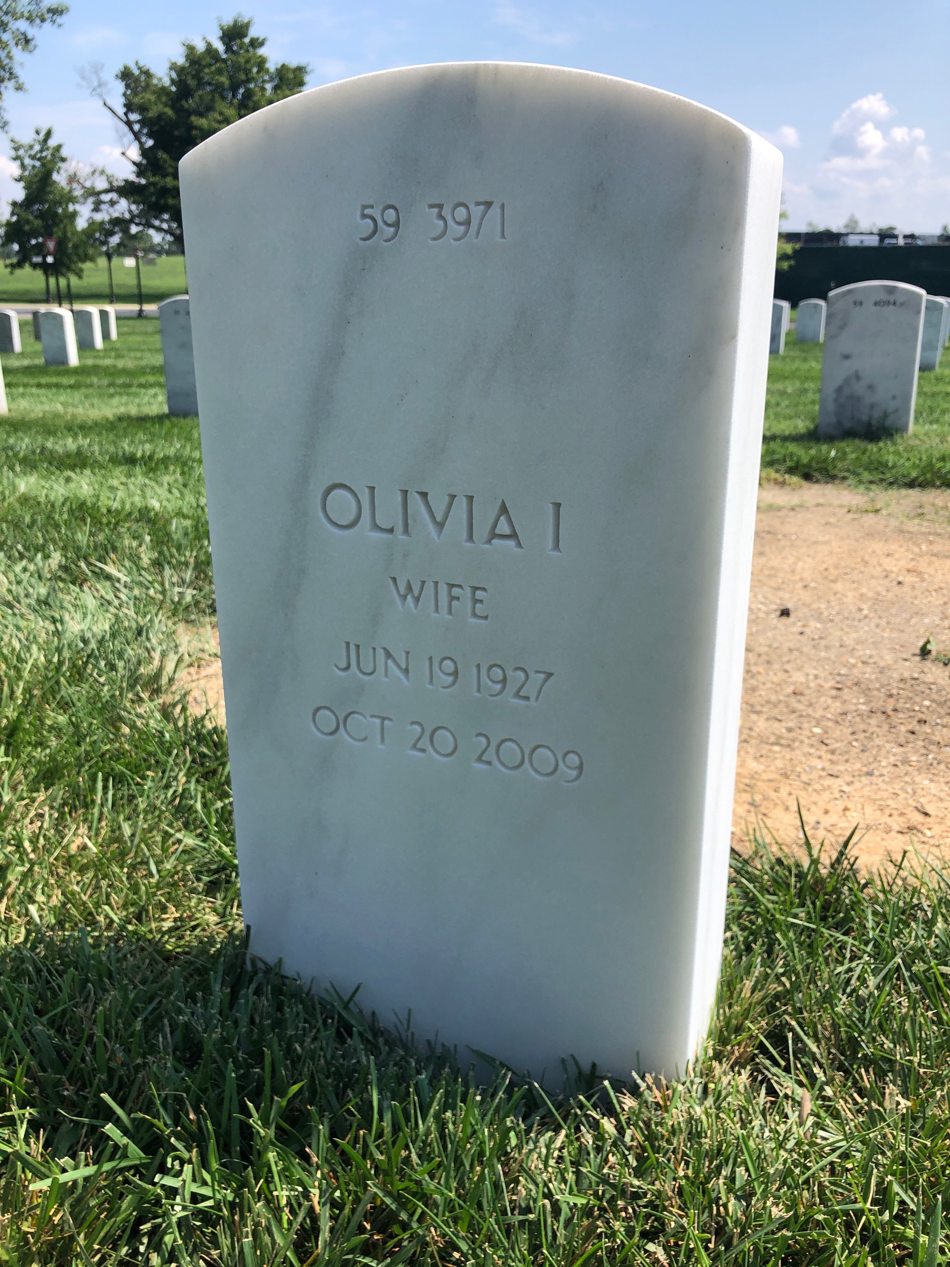 Back of headstone — William Edwards