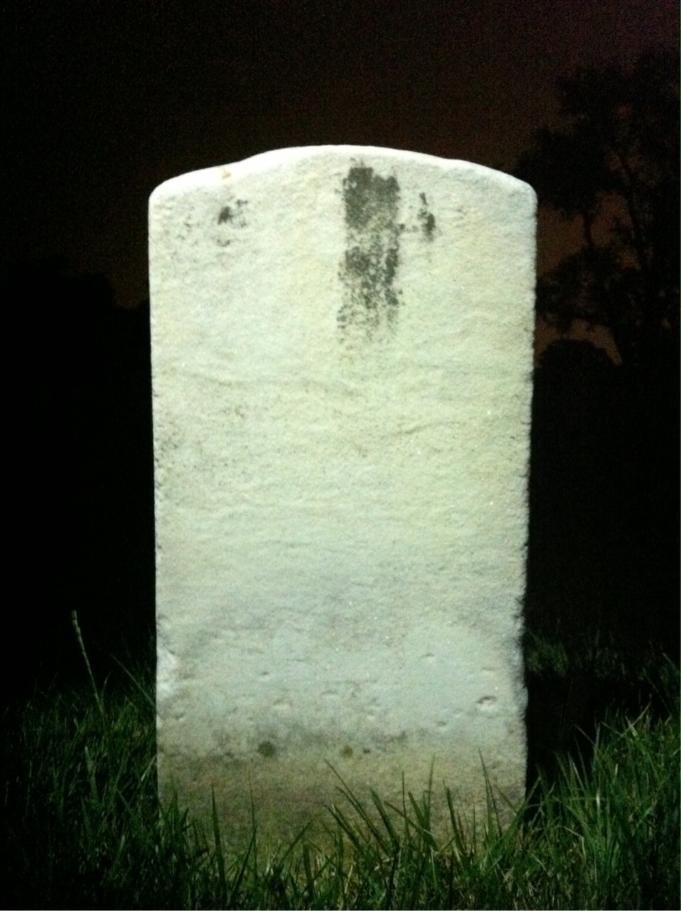 Back of headstone — Patrick Mckenna
